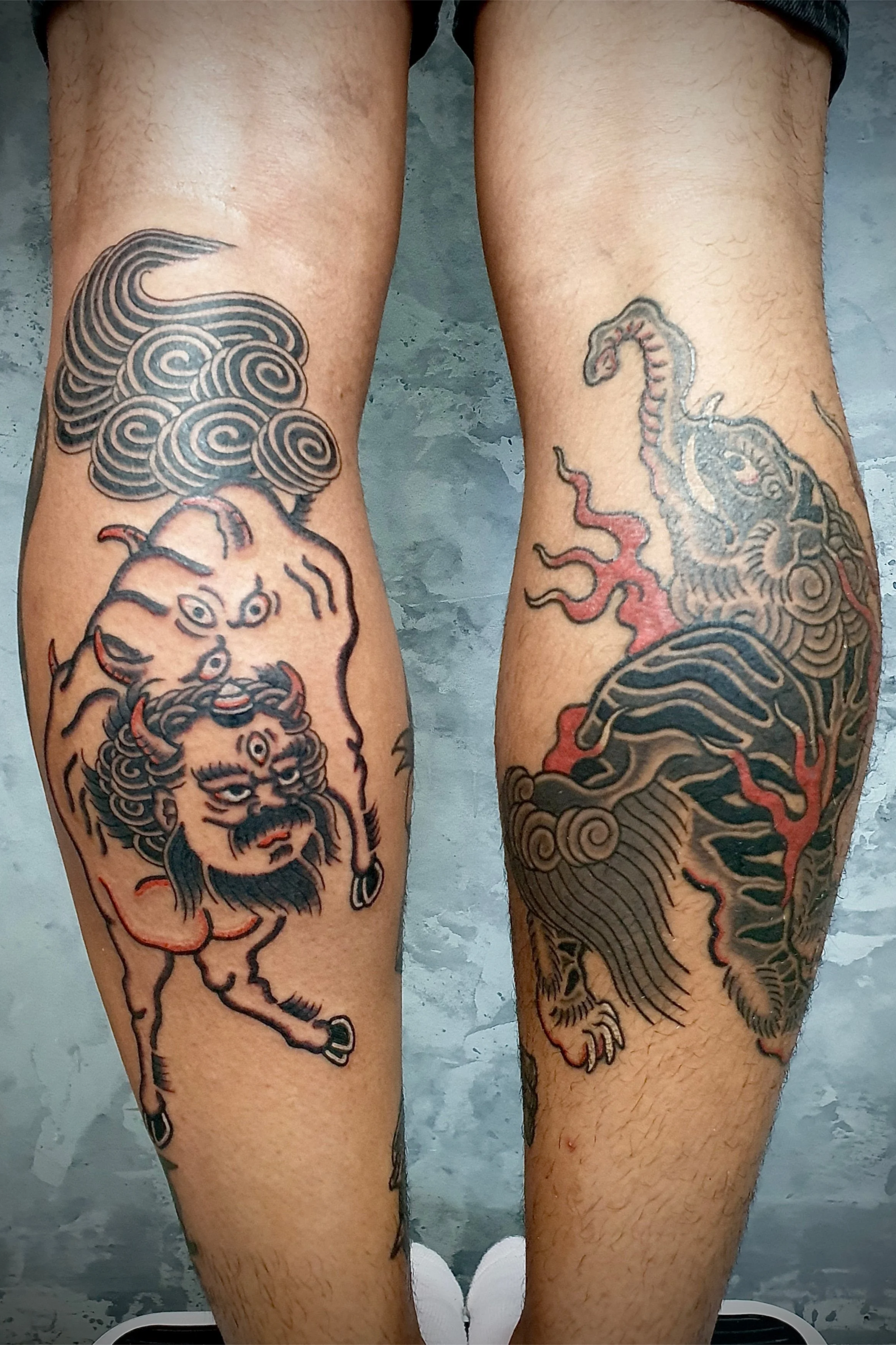 japanese tattoo mythical creatures