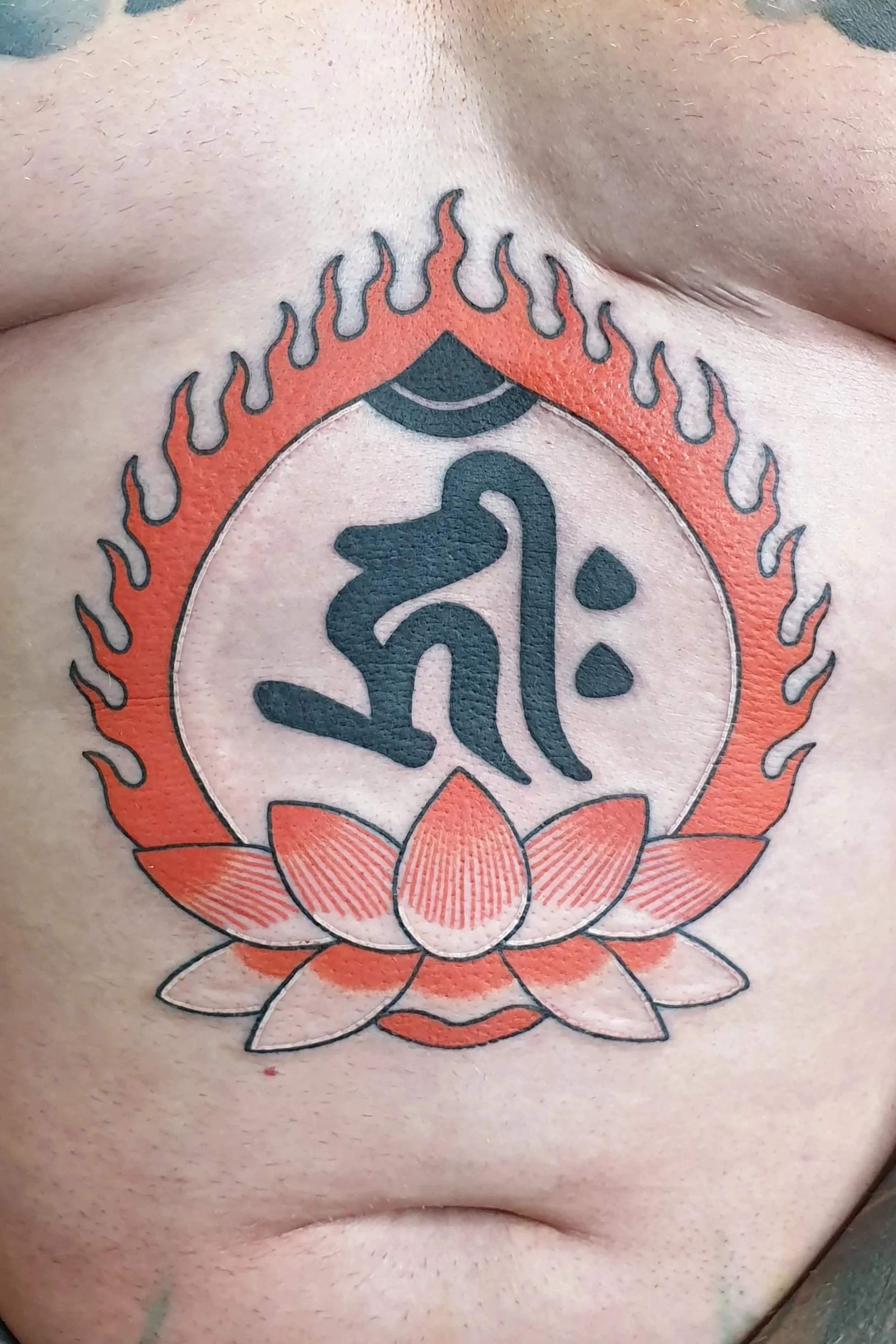 japanese large scale tattoo wishing jewel