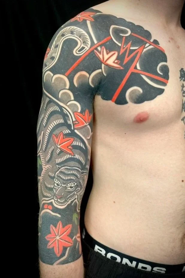 japanese tiger sleeve brisbane