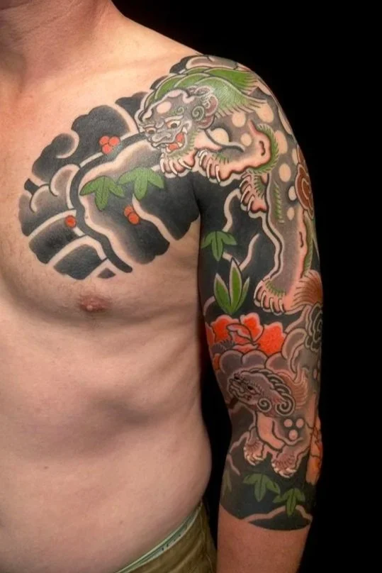 japanese foo dog sleeve brisbane