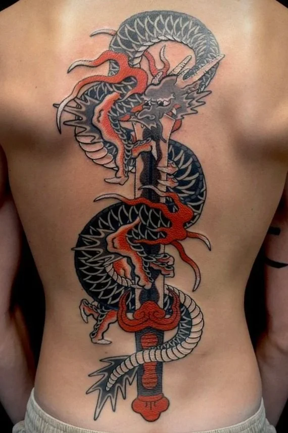 japanese dragon tattoo brisbane