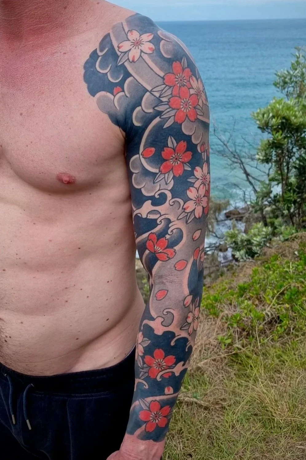 japanese full sleeve sakura brisbane
