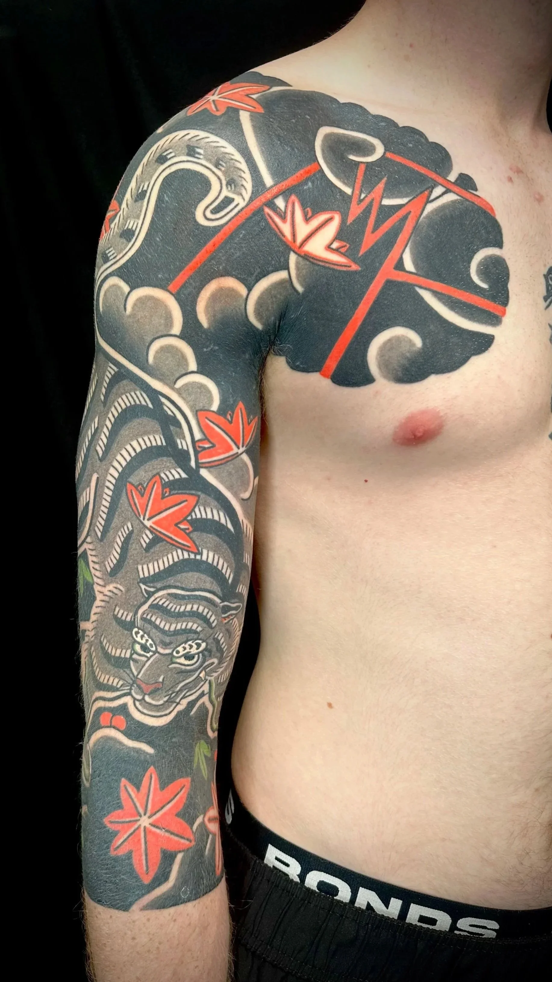 japanese tiger sleeve