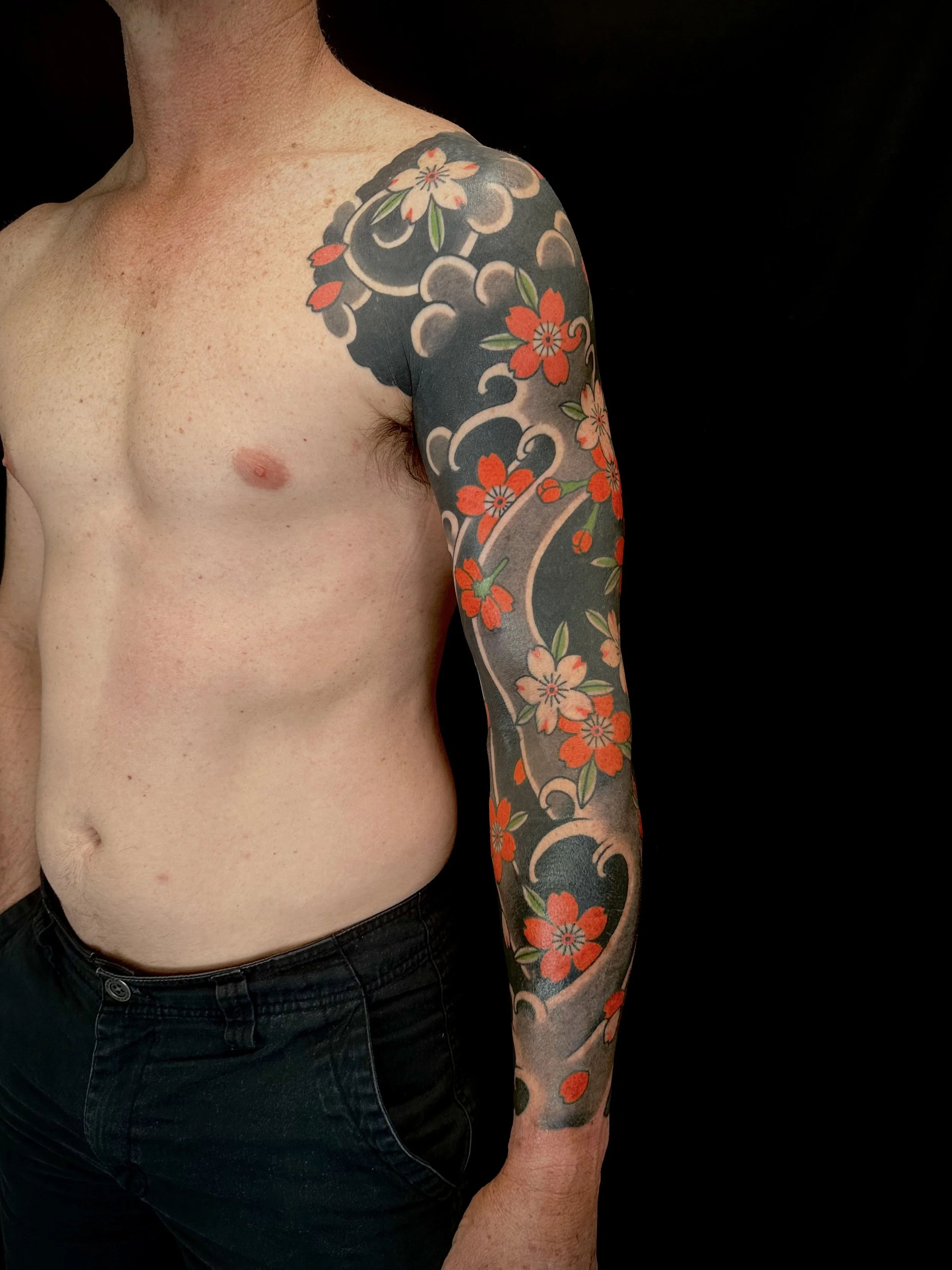 Japanese cherry blossom tattoo