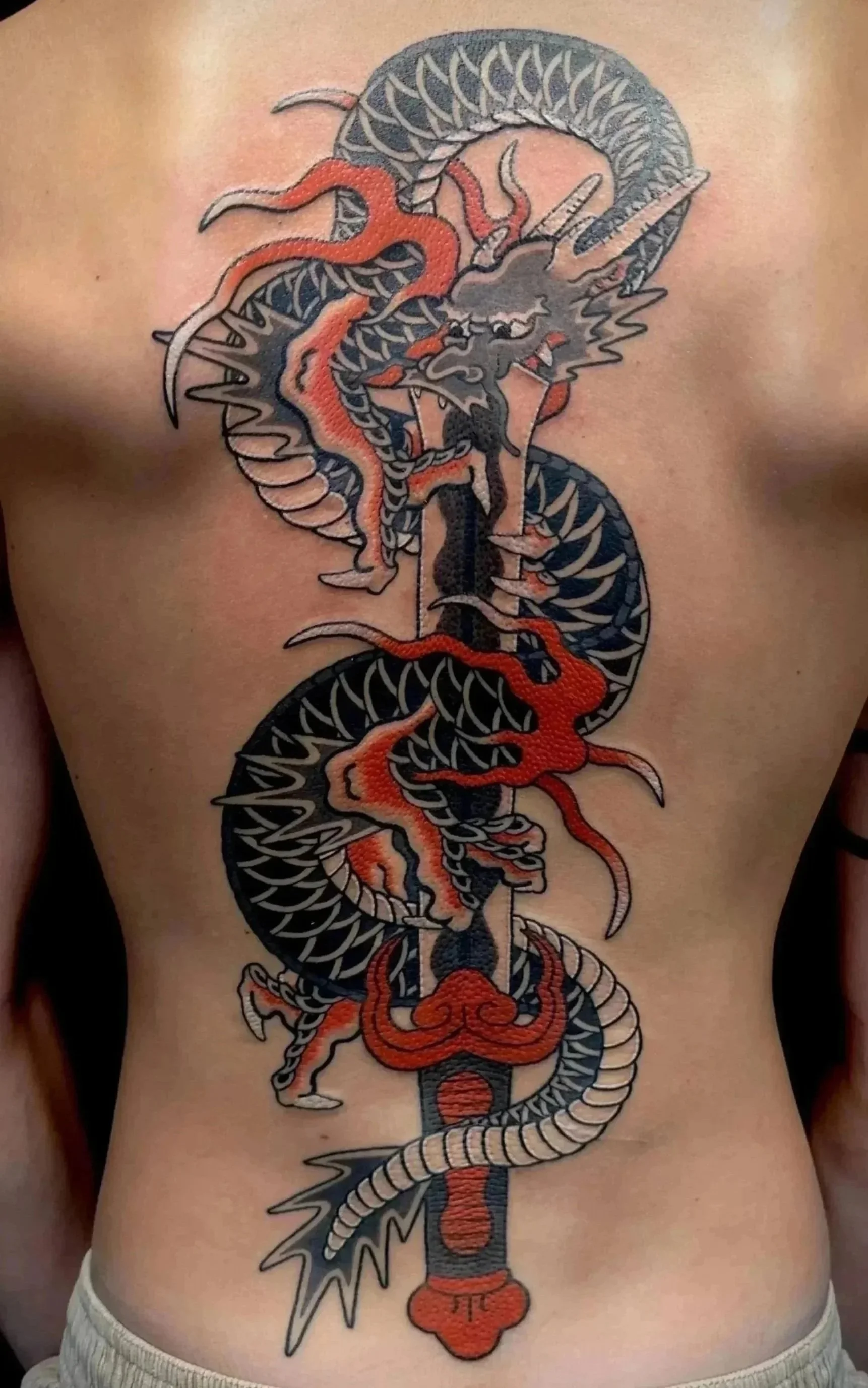 japanese dragon tattoo