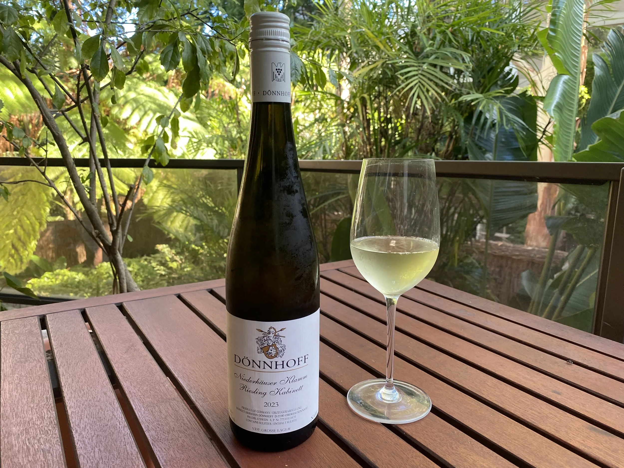 German Riesling … I indulged