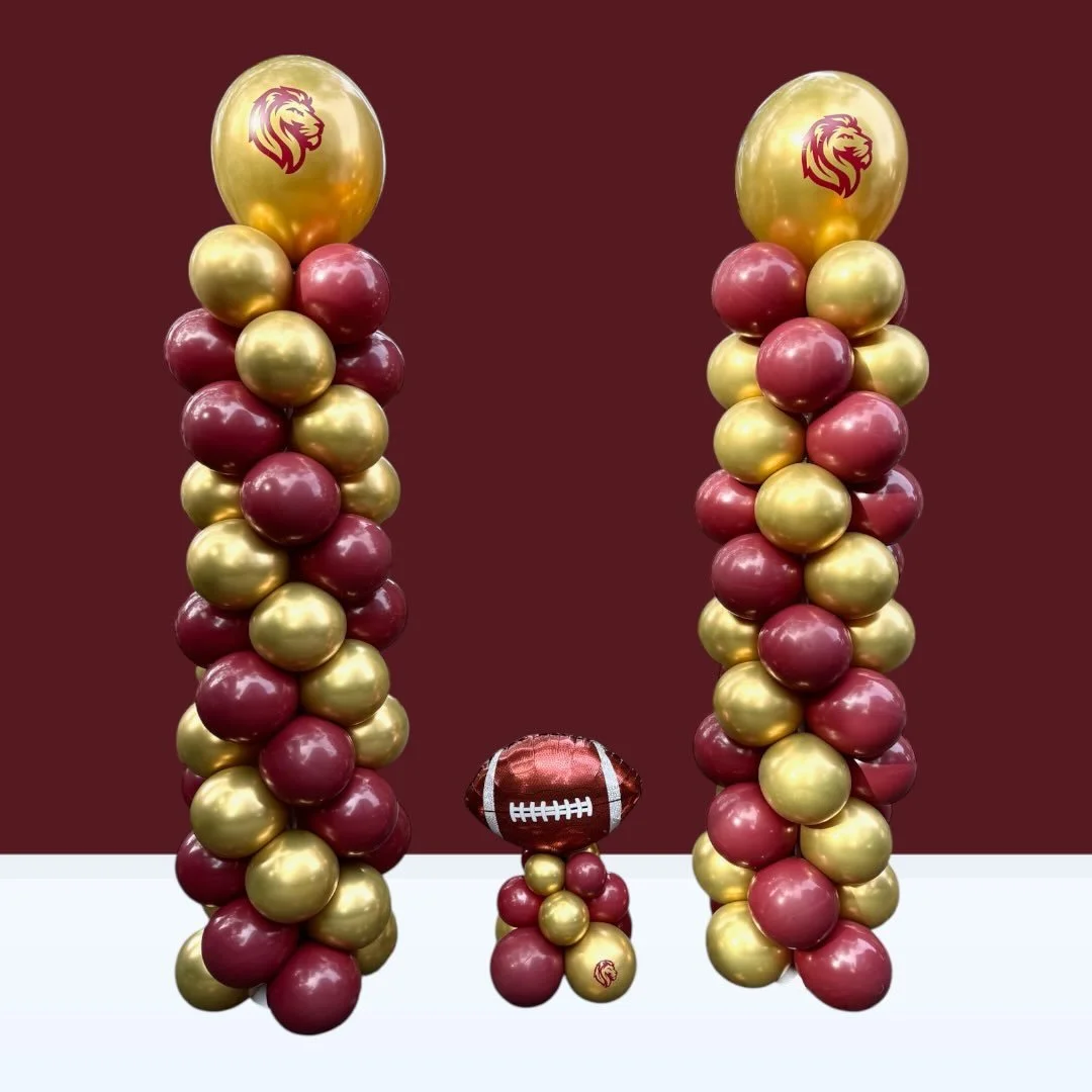 Happy Senior Night to the football players from Lakeside School! Recently we had the opportunity to help celebrate a huge milestone for the Lakeside Lions seniors as we provided decor for their senior night! These classic columns are the perfect way 