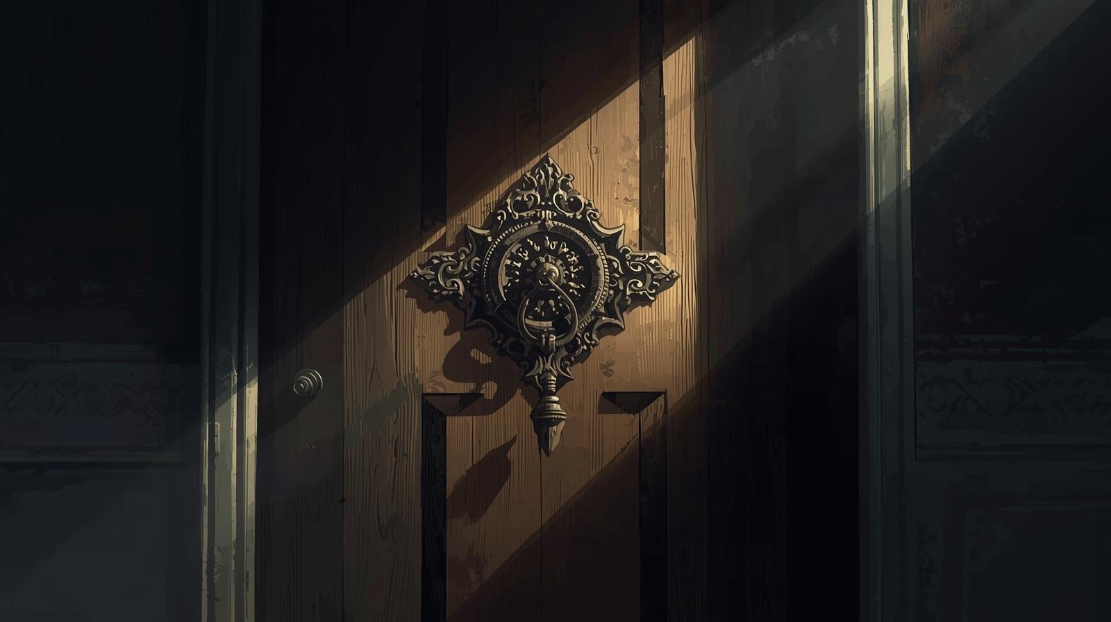 A locked door within the Cloakroom Reserve private cellar