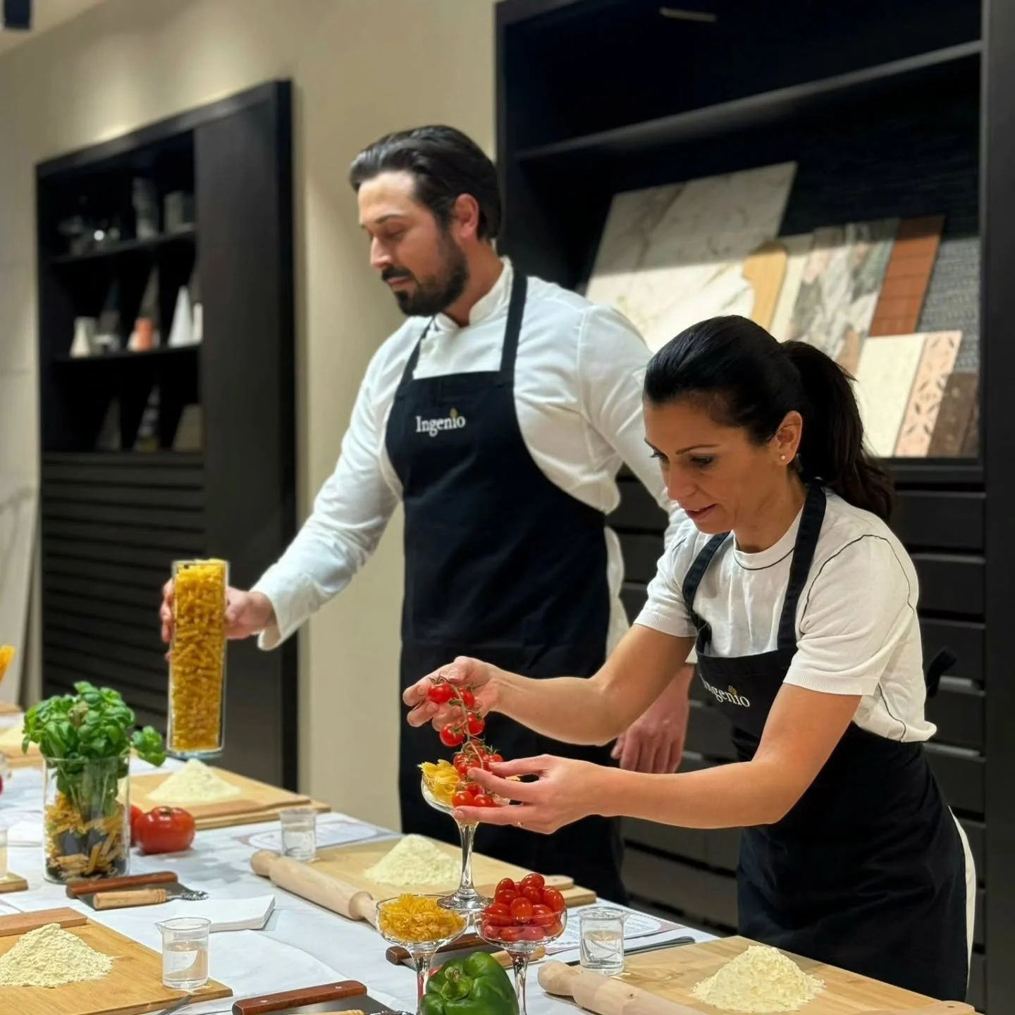 Some experiences begin long before the first bite.

With hands in flour.
With laughter around a table.
With the simple joy of creating something together.

This is what we created with Chef Tony Alberti.

Not a class.
Not a demonstration.
An experien