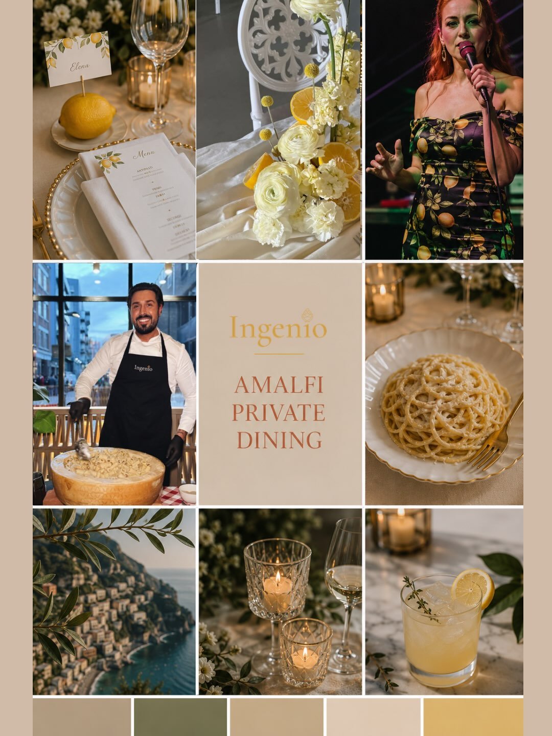 August moves at a slightly slower pace.
For us, that means a little more time to create.

A first look at some of the ideas, moods and experiences for the months ahead.

#ingeniobusiness #event #moodboards #creation #luxuryevents