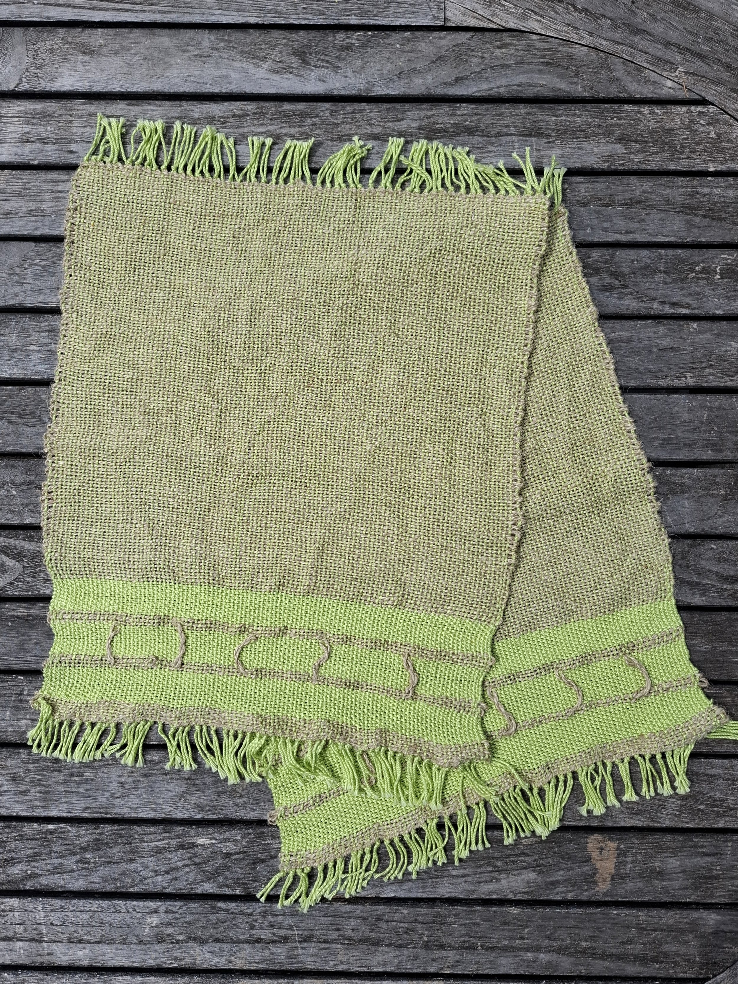 Tovaglietta in fiore (cotone e juta)