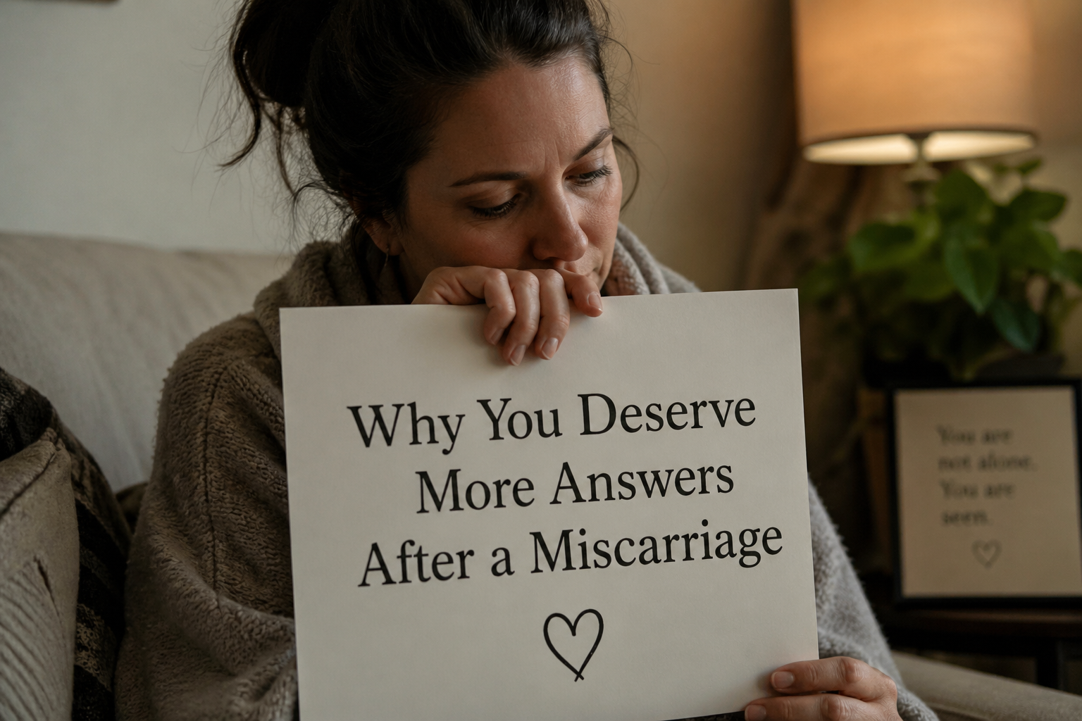 Why You Deserve More Answers After a Miscarriage