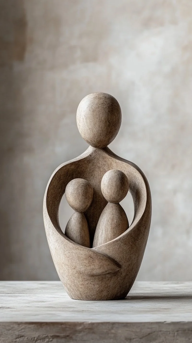 Motherhood and family symbolism reflecting fertility support and reproductive care at The Natura Path.