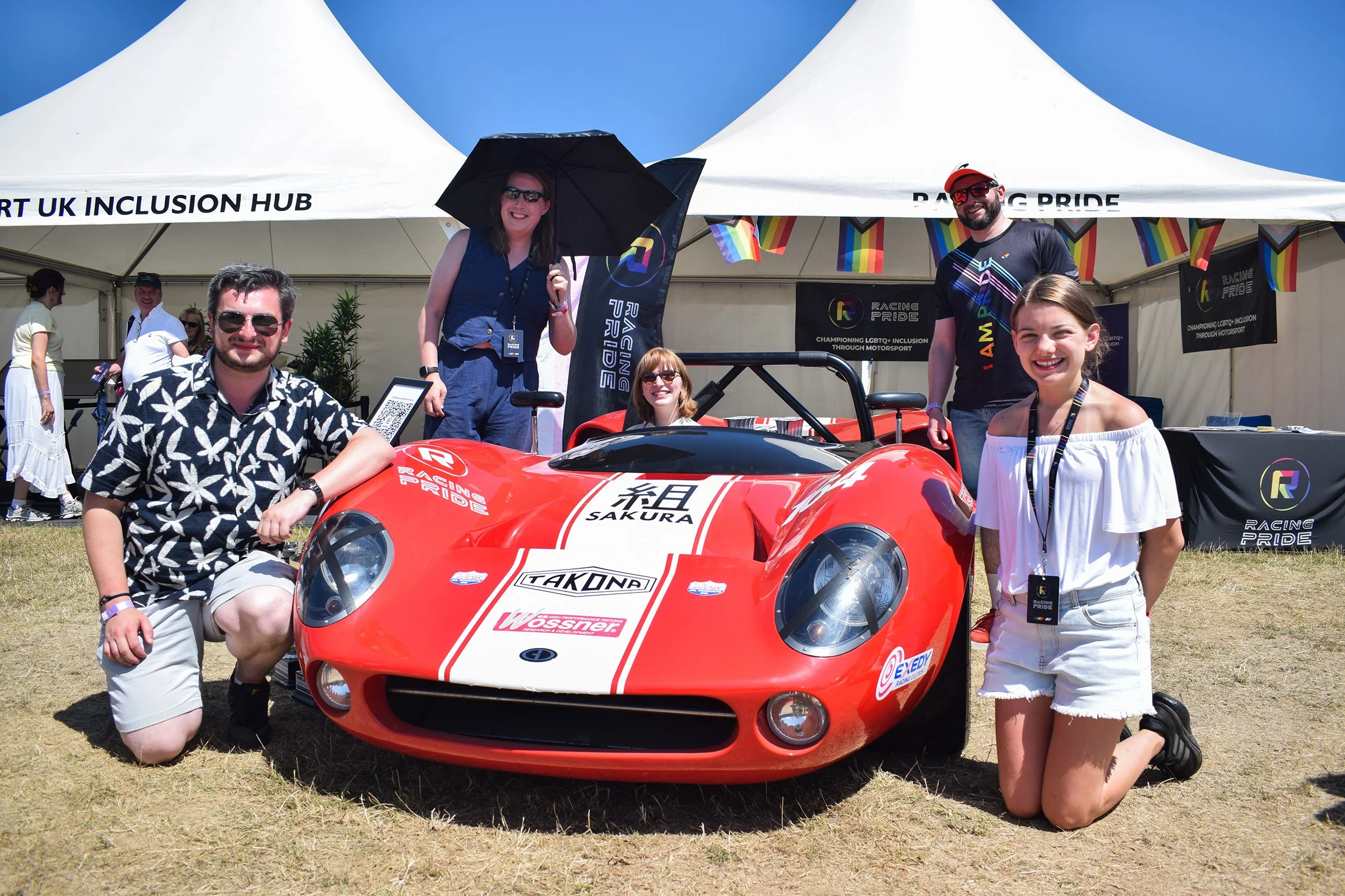 Racing Pride Hub at Goodwood Festival of Speed celebrates Formula 1’s 75th Anniversary