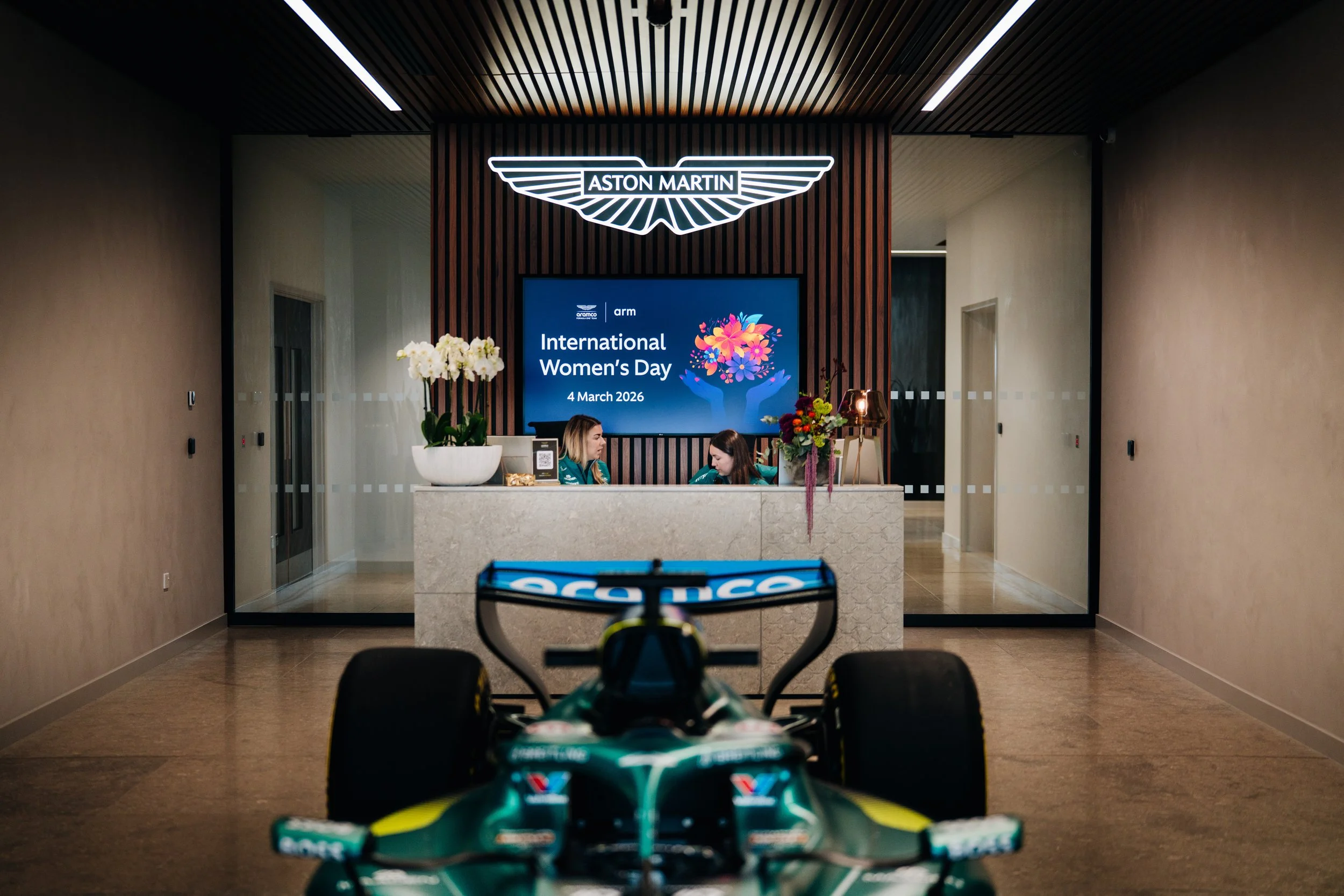 Racing Pride joins Aston Martin Aramco Formula One Team and Arm for International Women’s Day