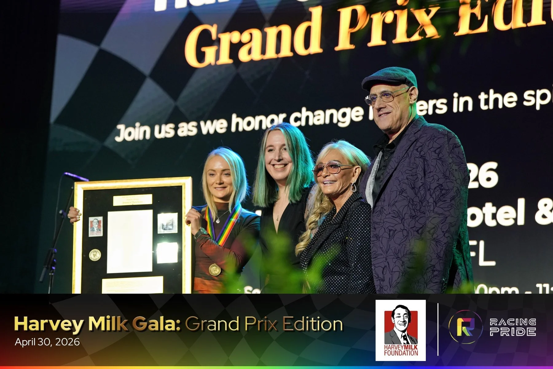 Jess Hawkins awarded prestigious Harvey Milk Honours Medal in Florida