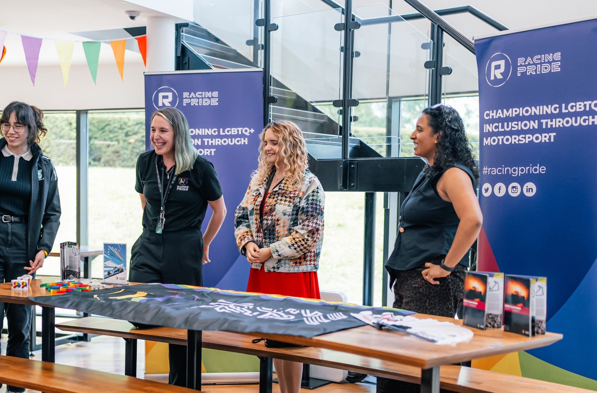 Racing Pride joins Mercedes-Benz Grand Prix for a Pride BBQ