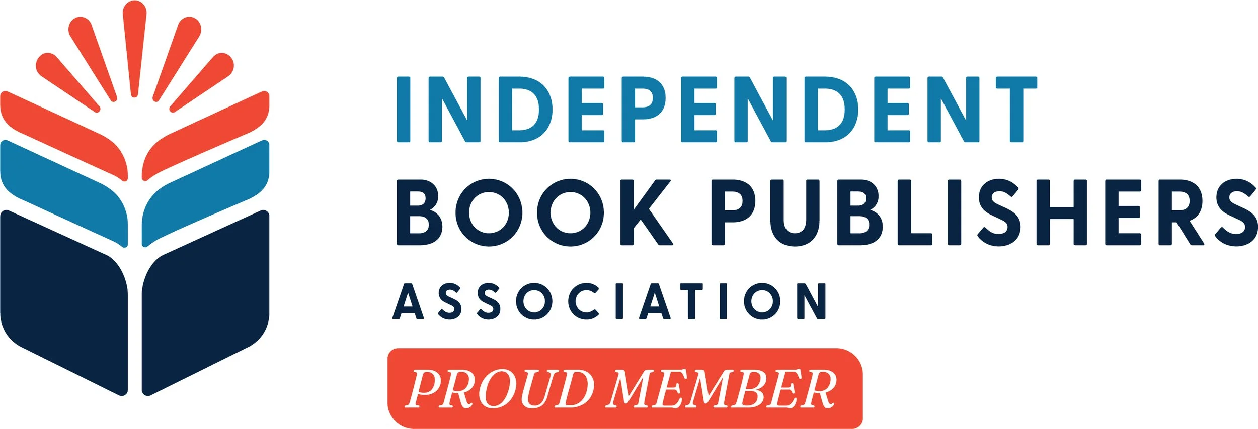 Logo of the Independent Book Publishers Association with text and a graphic symbol representing an open book or a stylized plant.