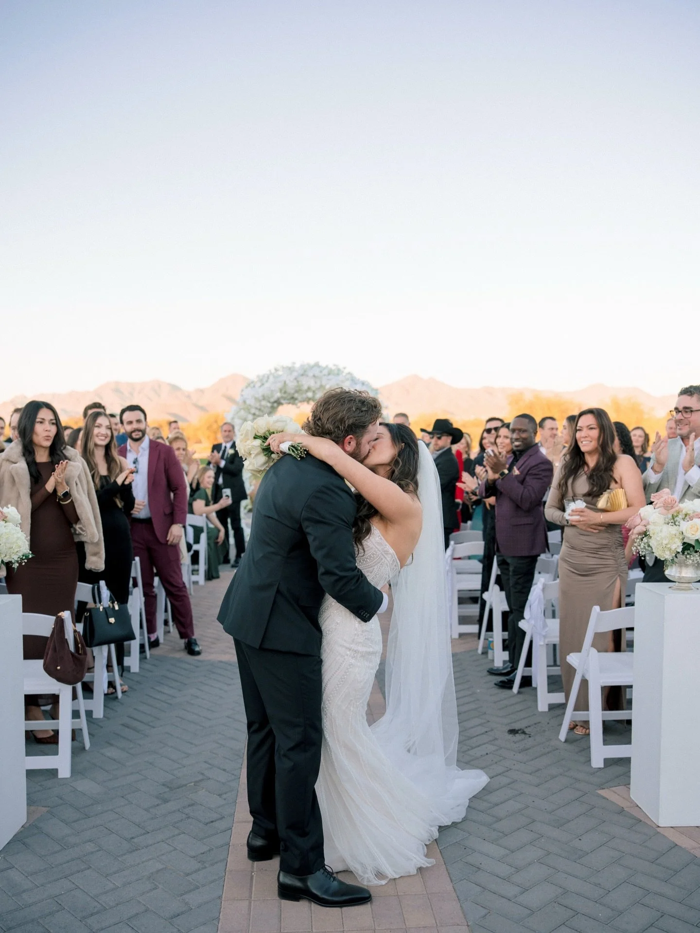 This is what a wedding actually feels like.

Not perfect, not posed. 

Just a dad trying to hold it together watching his daughter marry her person. 

Just two people so happy they can&rsquo;t stop laughing and smiling. 

Just a room full of people w