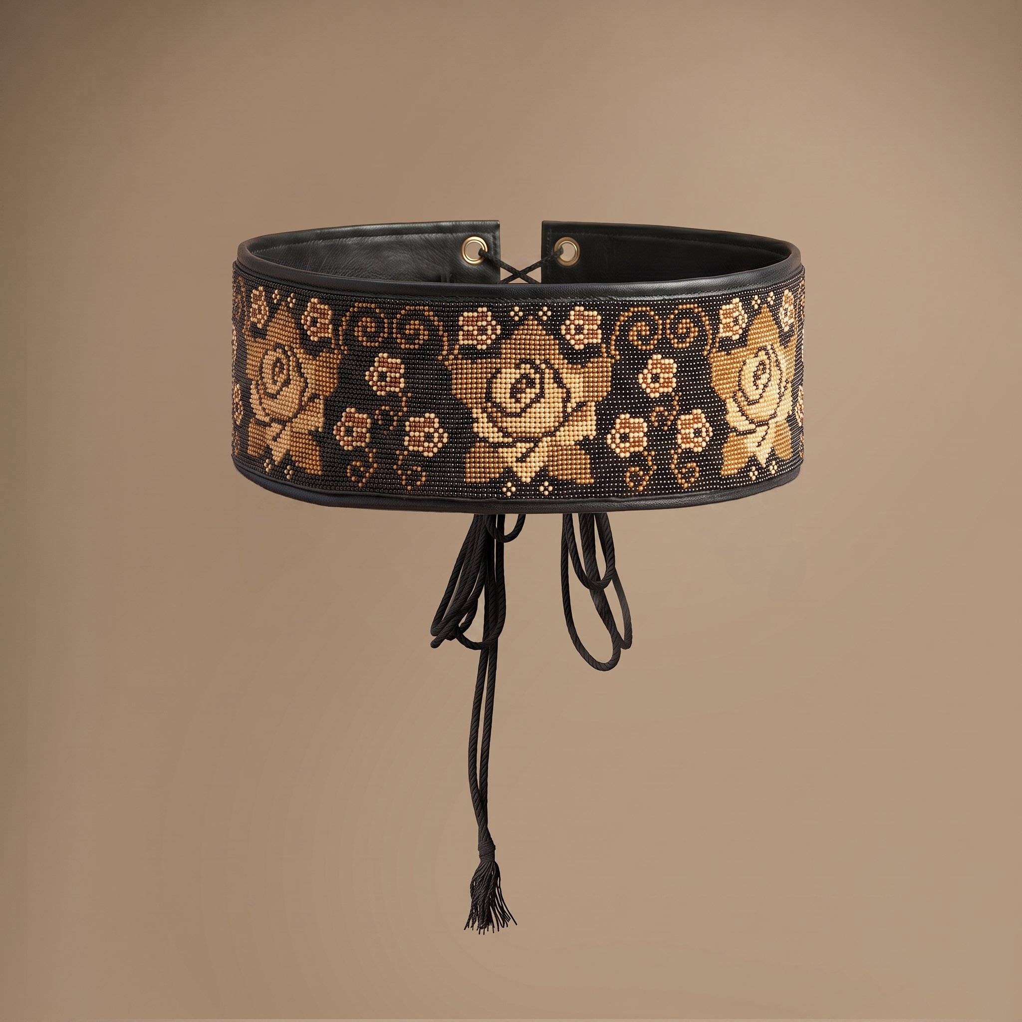 Braun & Black Beaded Brau