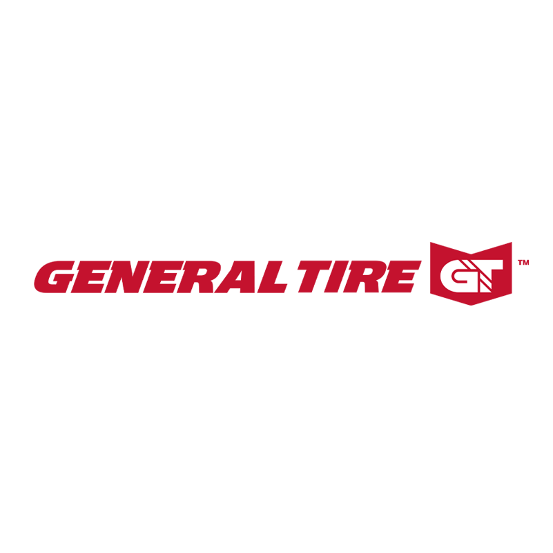 General Tire logo with a red and white emblem and bold red text.
