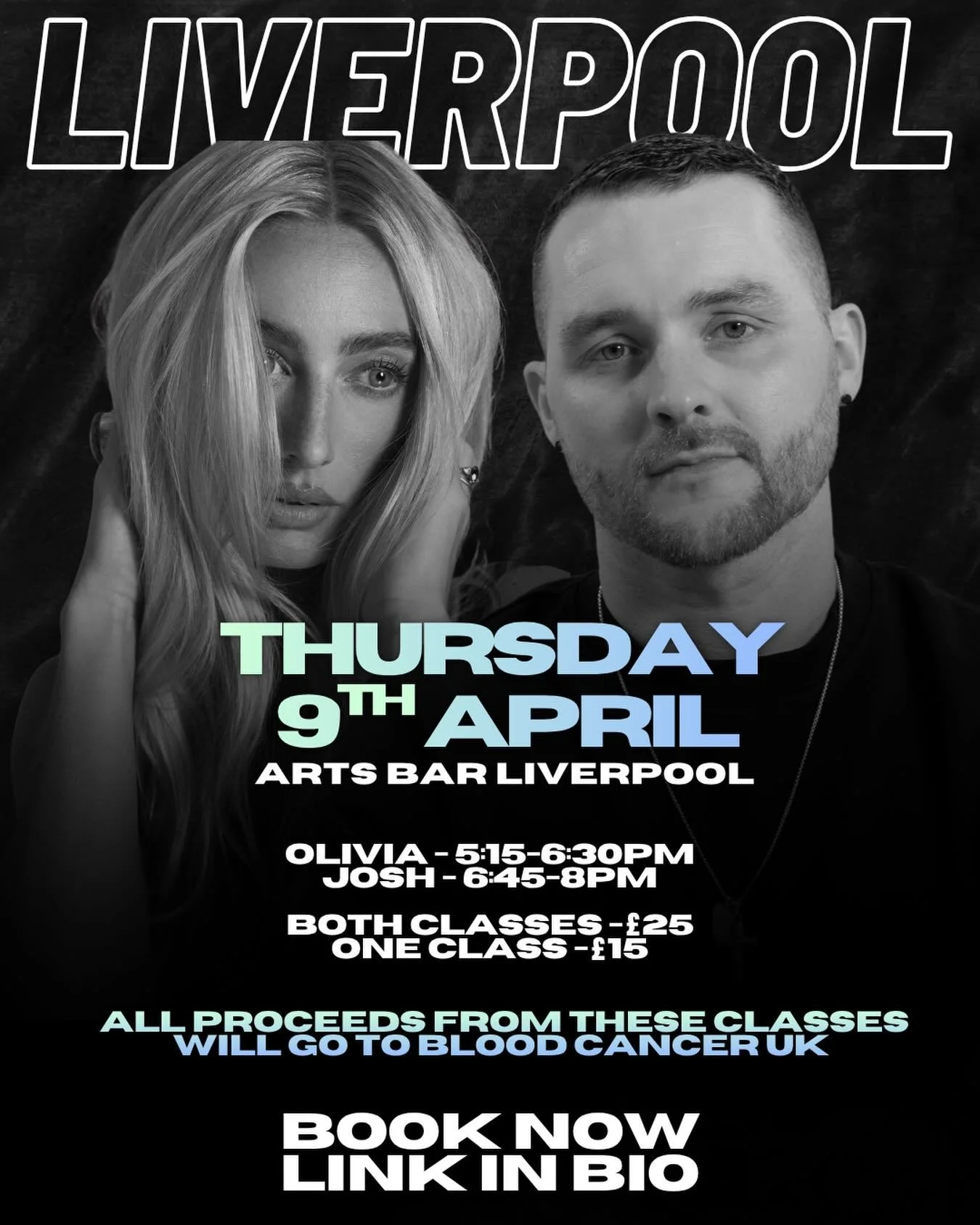LIVERPOOL! A WHOLE EVENING OF OLIVIA &amp; JOSH! Open classes next Thursday- BOTH CLASSES &pound;25 or one class &pound;15 - To book click the link in my bio and make sure you include in the message which class or both classes plus dancers name ** AL