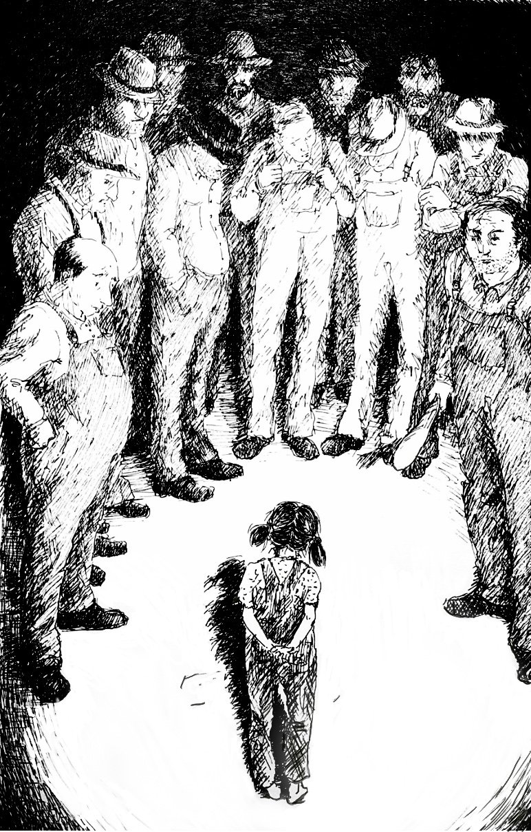 Scout meets the Klan - To Kill a Mockingbird, self initiated project