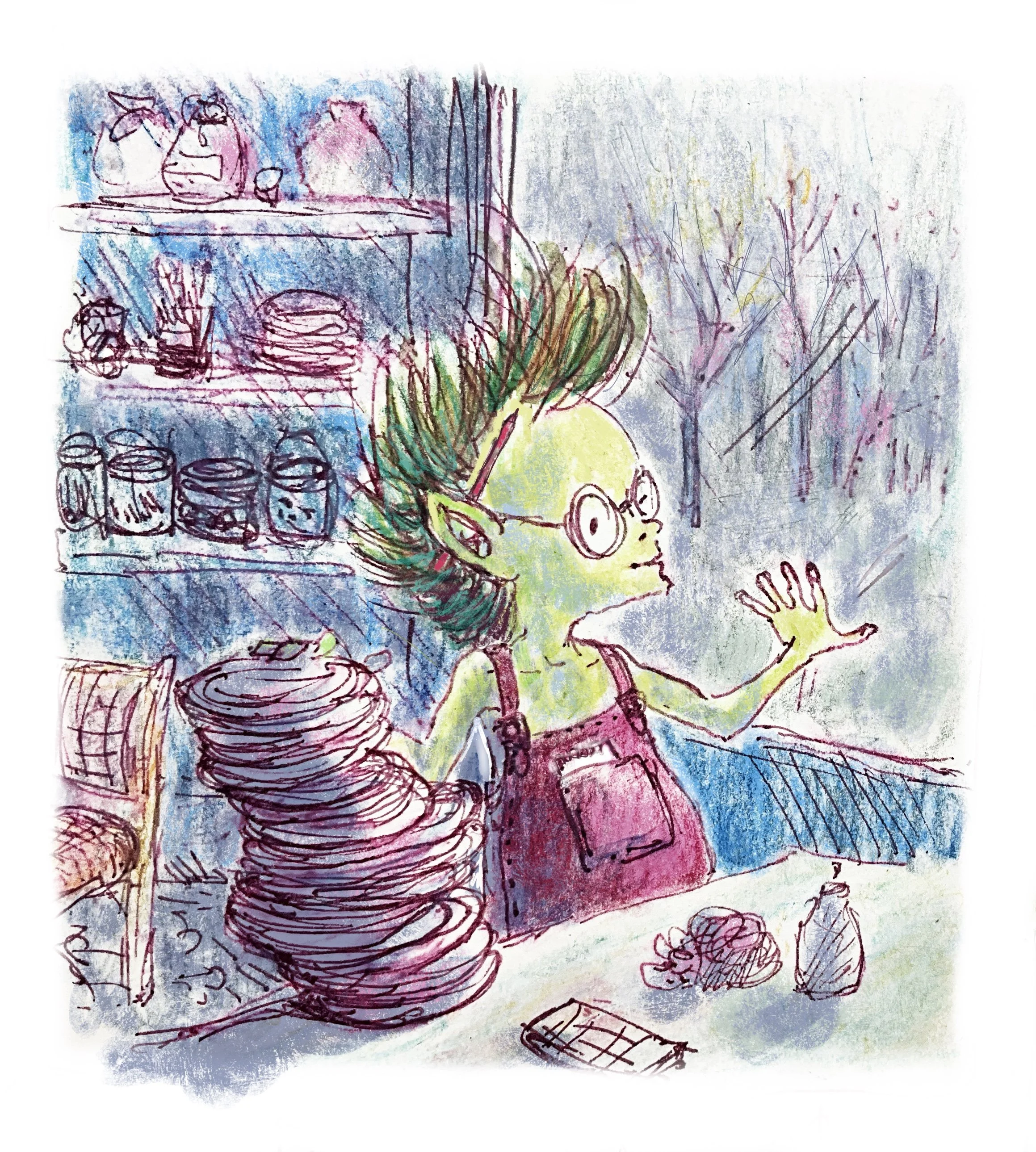 Grinkle daydreams - Story about a goblin called Grinkle and his search for like minded friend