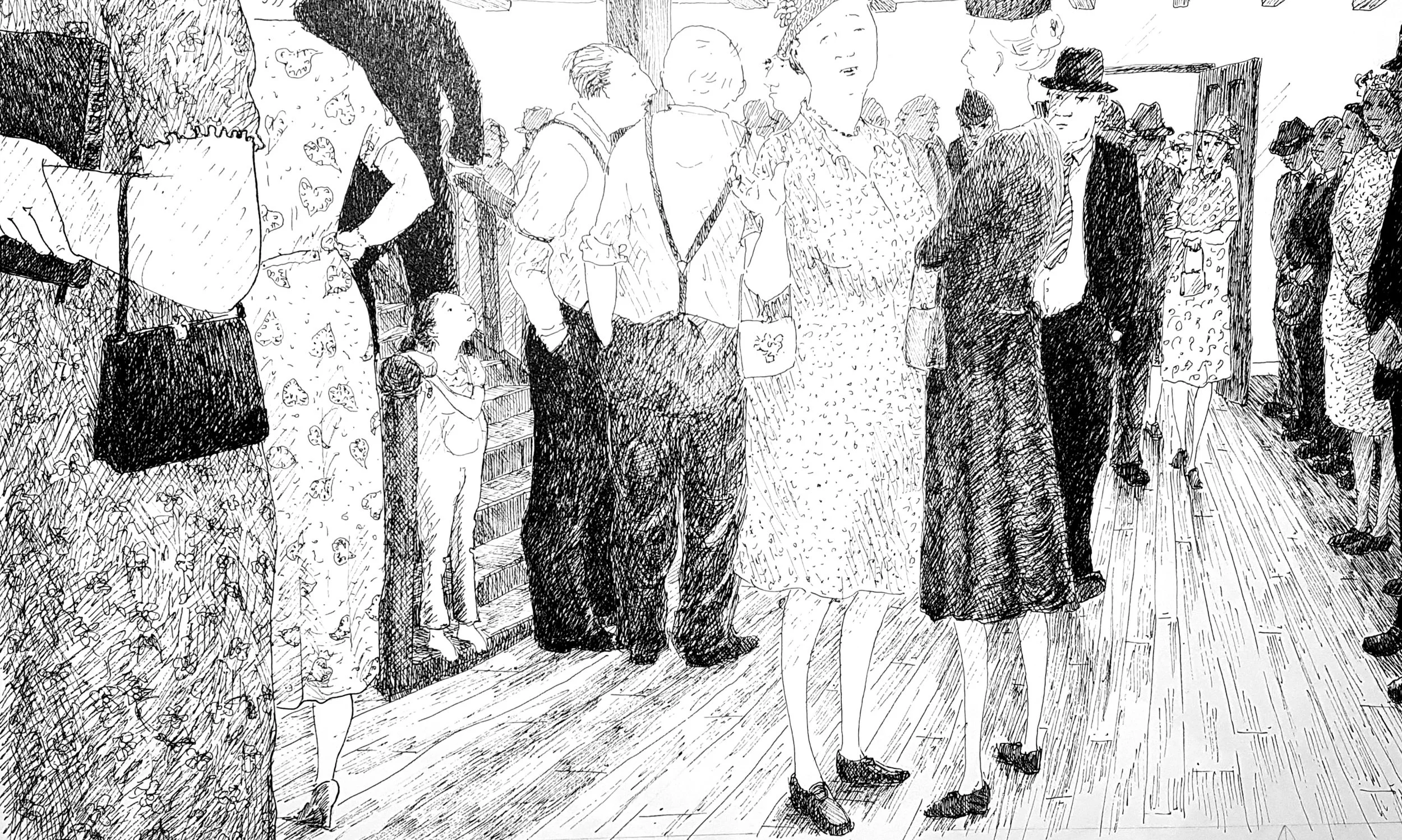 Scout in the Courtroom - To Kill a Mockingbird, self initiated project