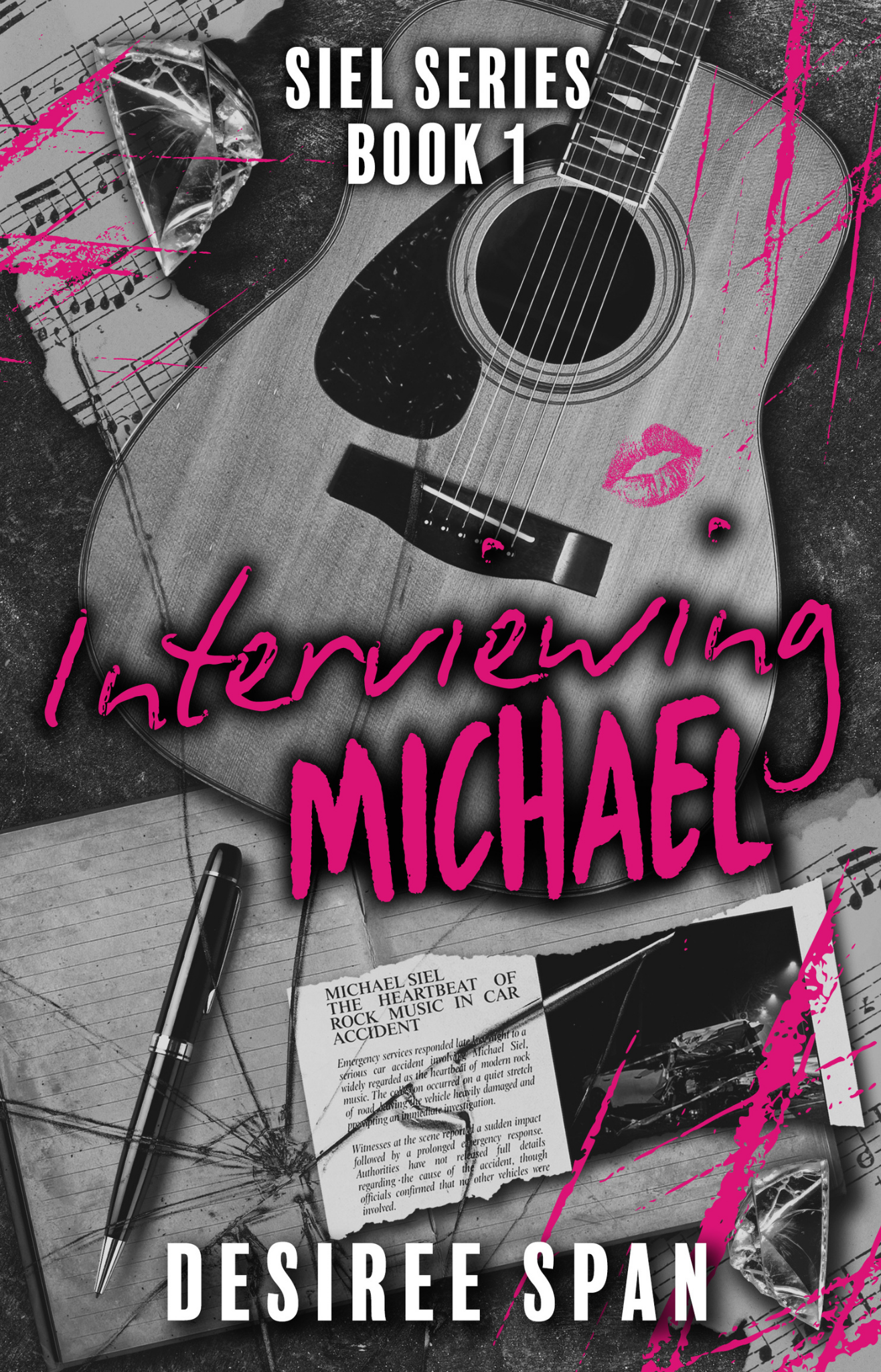 Interviewing Michael by Desiree Span Book Cover Design by Mayonaka Designs