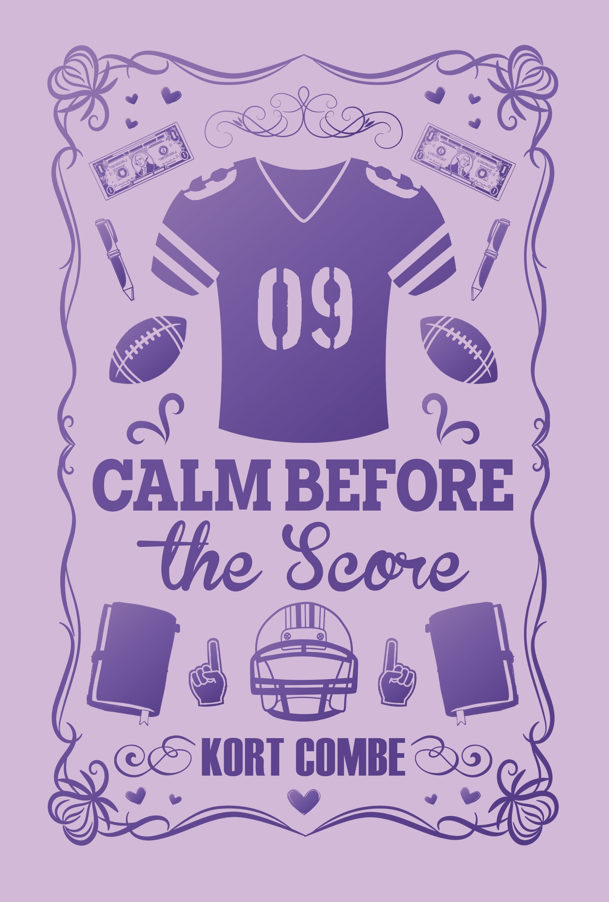 Calm Before the Score by Kort Combe Book Cover Design by Mayonaka Designs