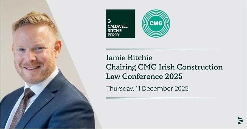 Jamie Ritchie Chairing CMG Irish Construction Law Conference