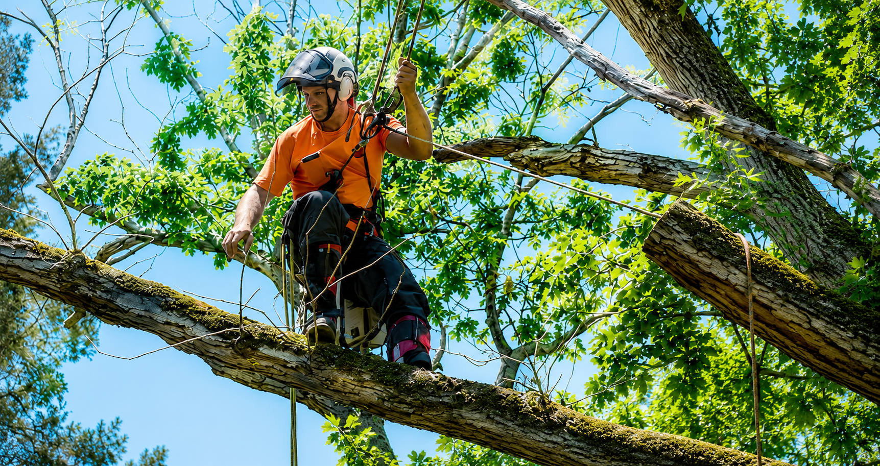 Access a tree with ropes &amp; harness + aerial rescue