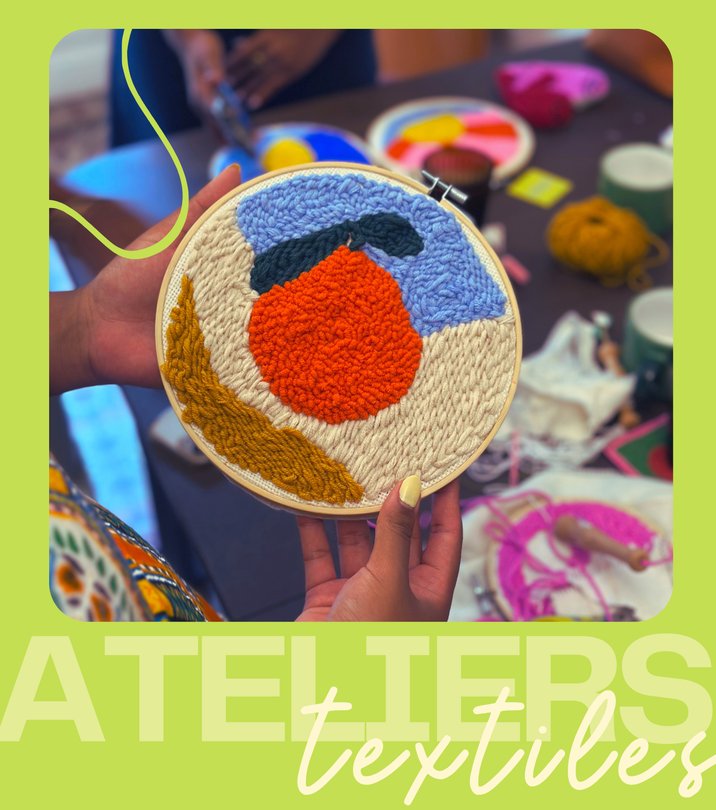 Ateliers créatifs textiles lyonnais