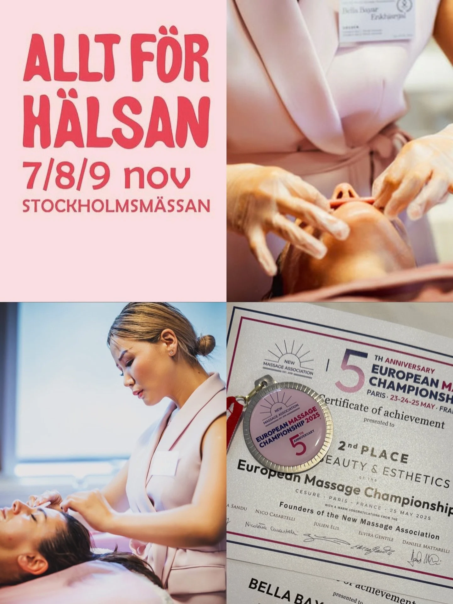 BE BEAUTY p&aring; Allt f&ouml;r H&auml;lsan 2025

Vi &auml;r stolta att meddela att Be Beauty Face Sculptor &amp; Academy Sthlm deltar p&aring; Allt f&ouml;r H&auml;lsan-m&auml;ssan 2025 ✨

I &aring;r fokuserar vi p&aring; JAW RELEASE &ndash; exklus
