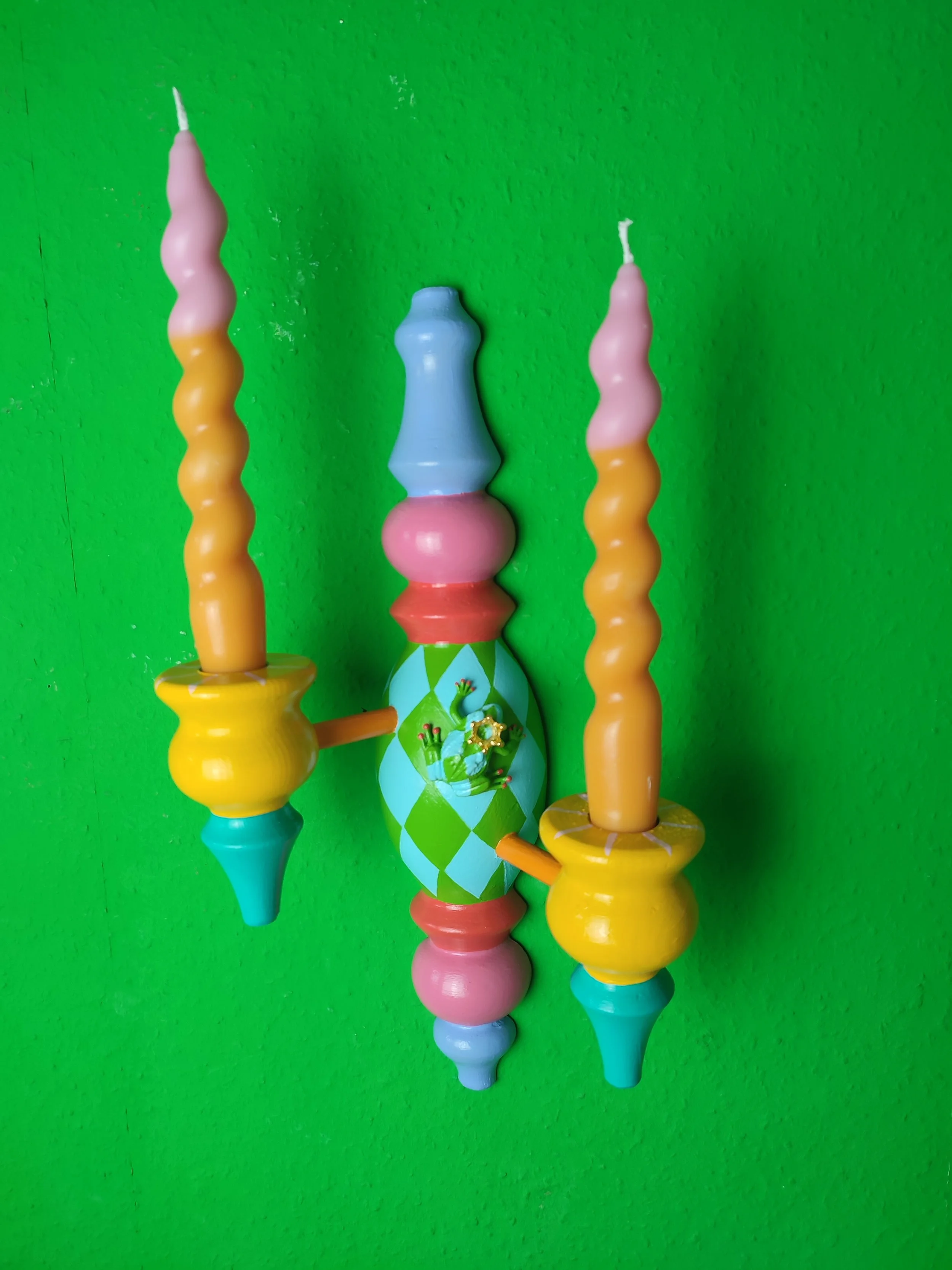 Froschkönig- Kerzenhalter