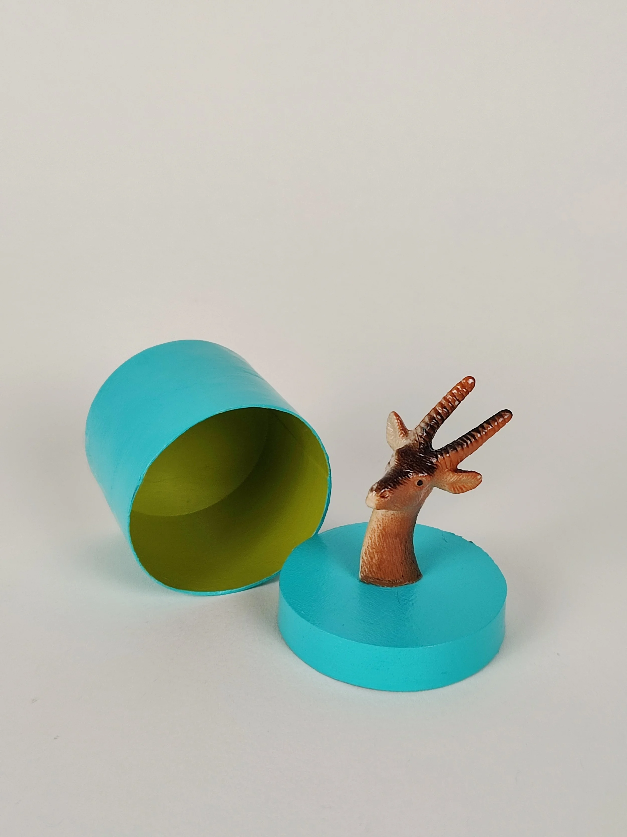 Holzspandose Steinbock Klein