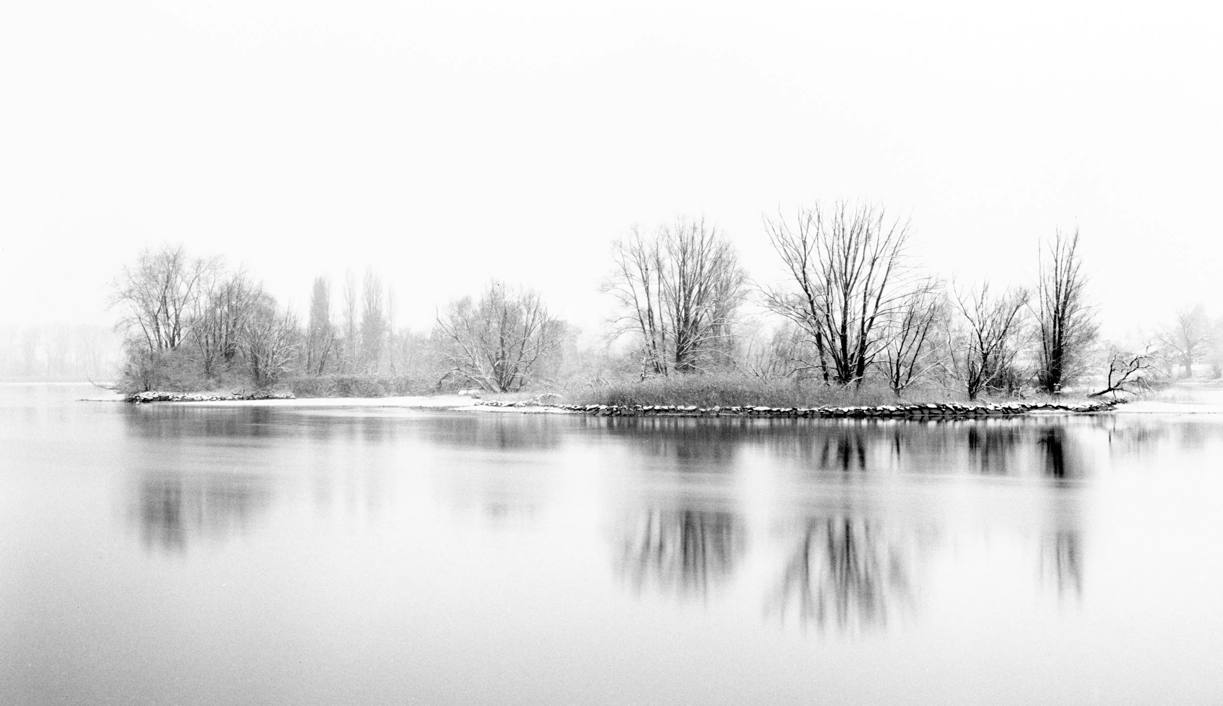 From the Archive: Werd Island in the river Rhine, Switzerland