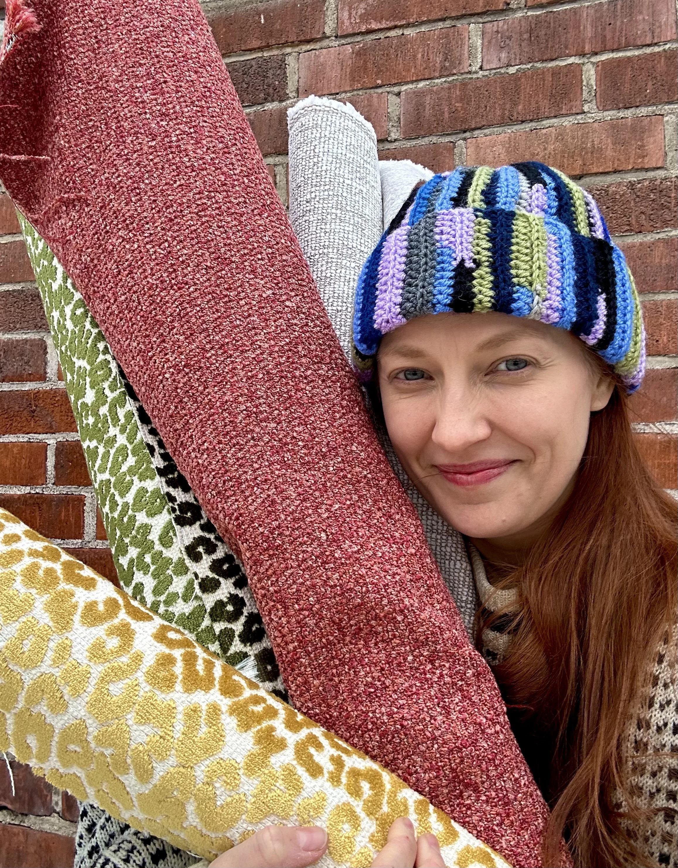 Ateljé Palm perustaja Maria Palm, onnellinen naisyrittäjä Helsingissä