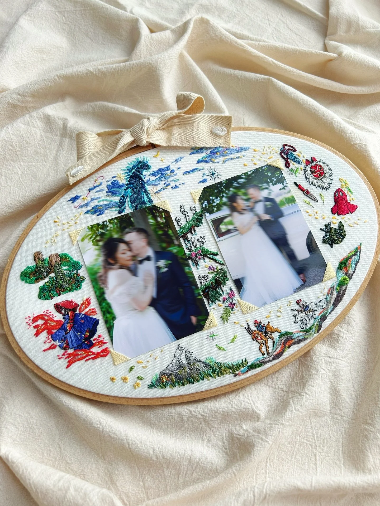 A closer look at this Princess Mononoke frame 🌿✨
I tried to capture those tiny details here: the soft textures, the earthy tones, and those small elements that make the story feel alive 🌳🦌💚
.
.
.
.
.
#embroidery #princessmononoke #ghibli #ghiblia