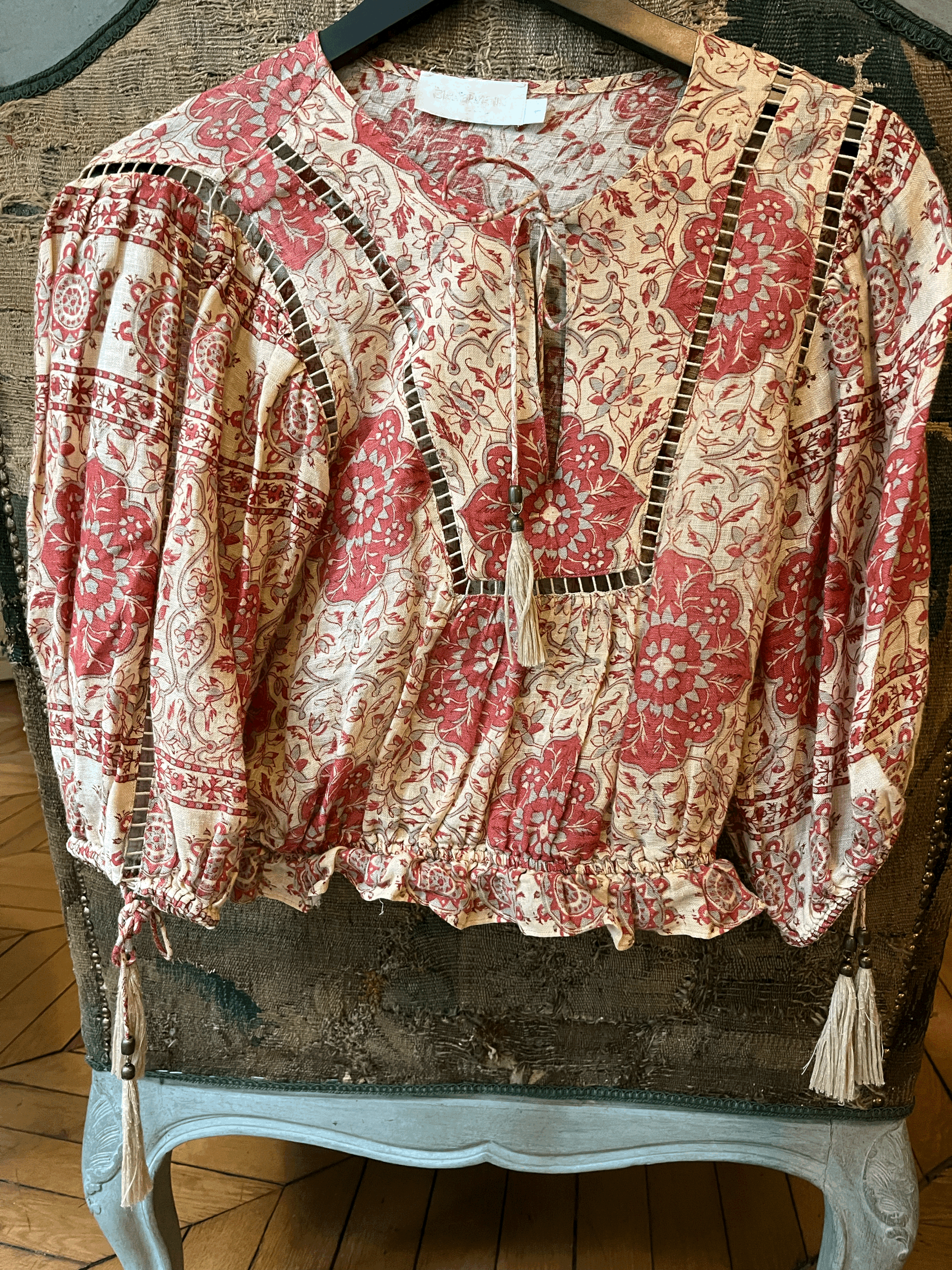 Zimmermann – Handcrafted Linen Blouse