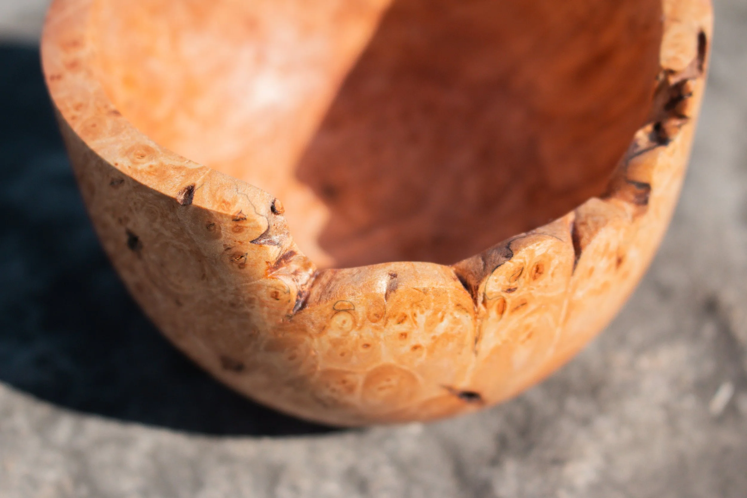 Maple Burl Bowl