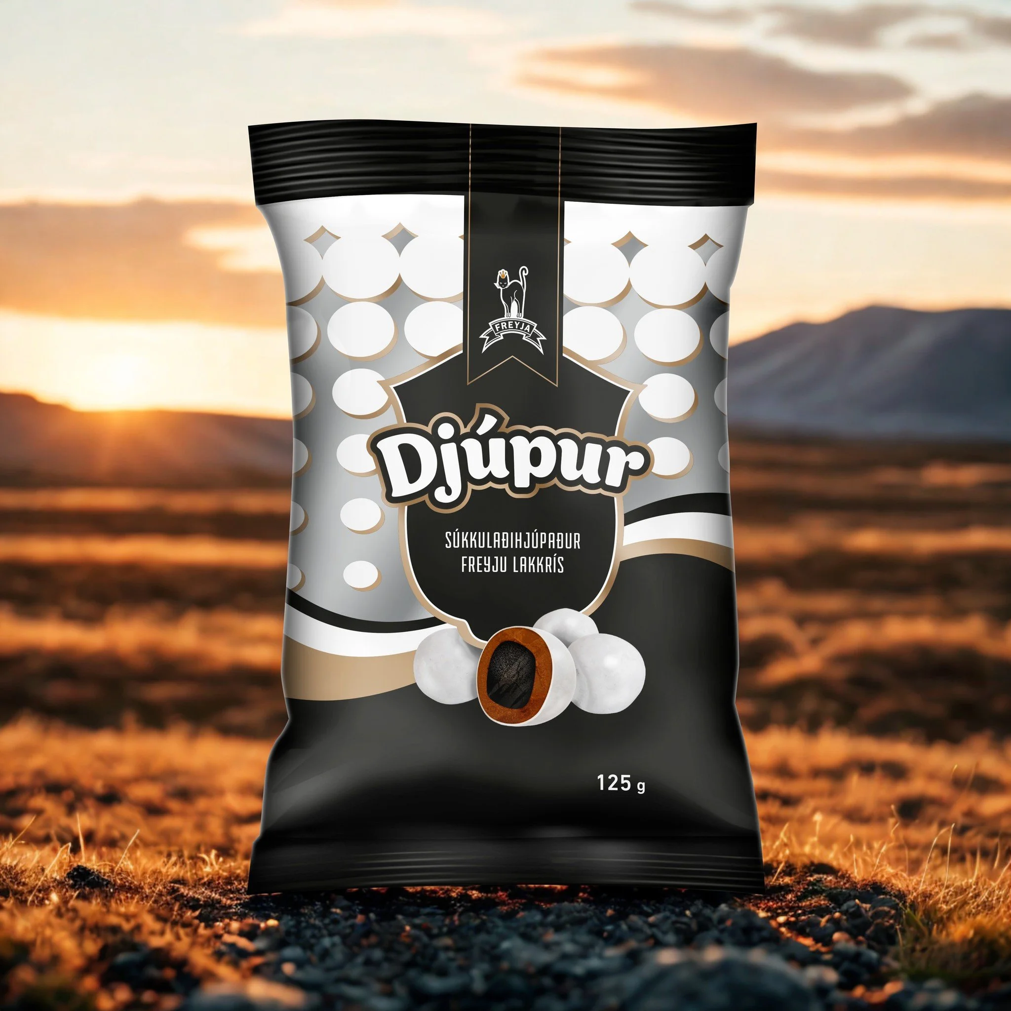 Dj&uacute;pur 😋 Fullkomi&eth; jafnv&aelig;gi lakkr&iacute;s og s&uacute;kkula&eth;i! ⚖️