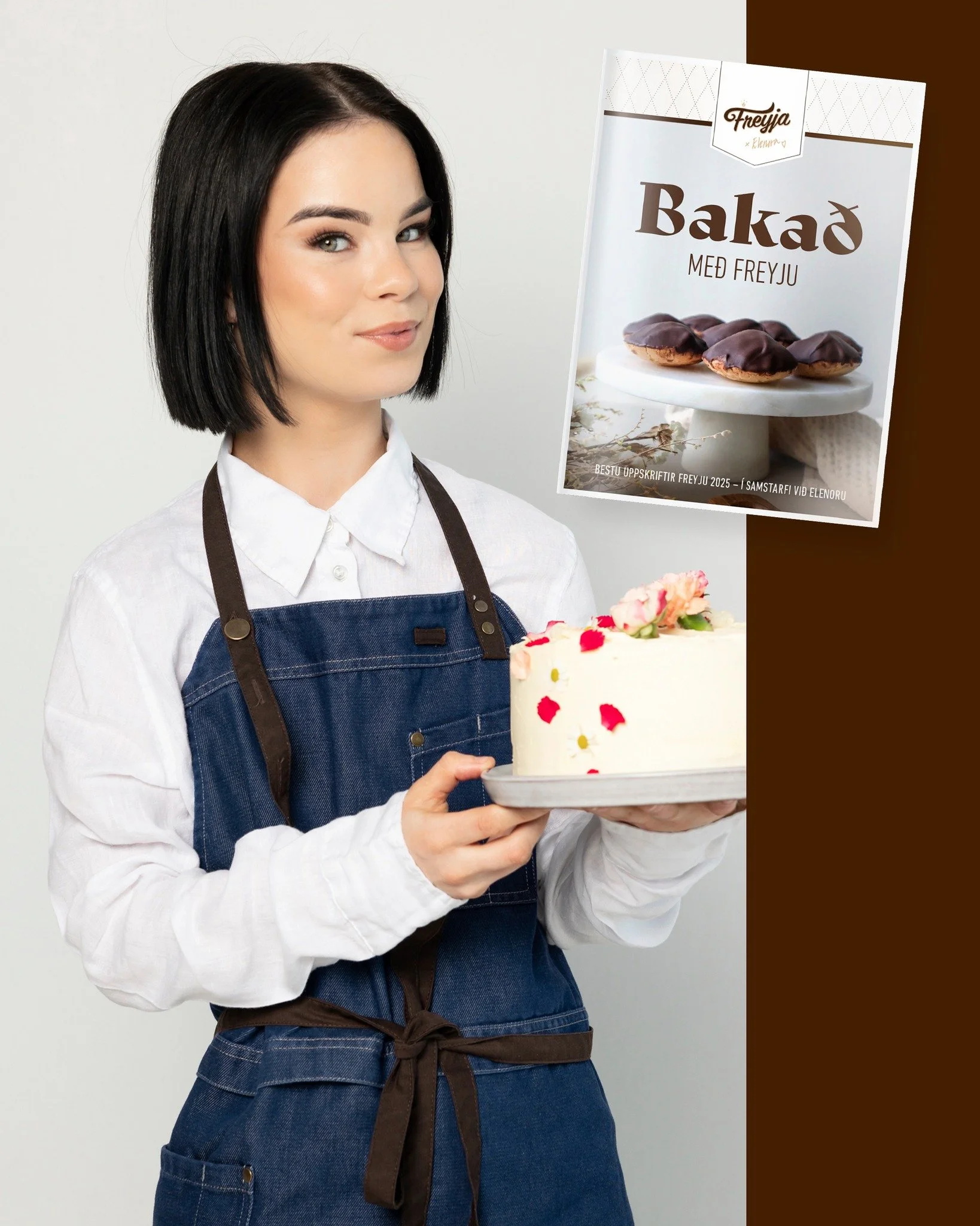 Baka&eth; me&eth; Freyju &iacute; samstarfi vi&eth; Elenoru R&oacute;s er kominn &uacute;t. B&aelig;klingurinn inniheldur bestu uppskriftirnar 2025 sem er sambland af klass&iacute;skum uppskriftum og gl&aelig;n&yacute;jum 🍫🤎Linkur &iacute; bio