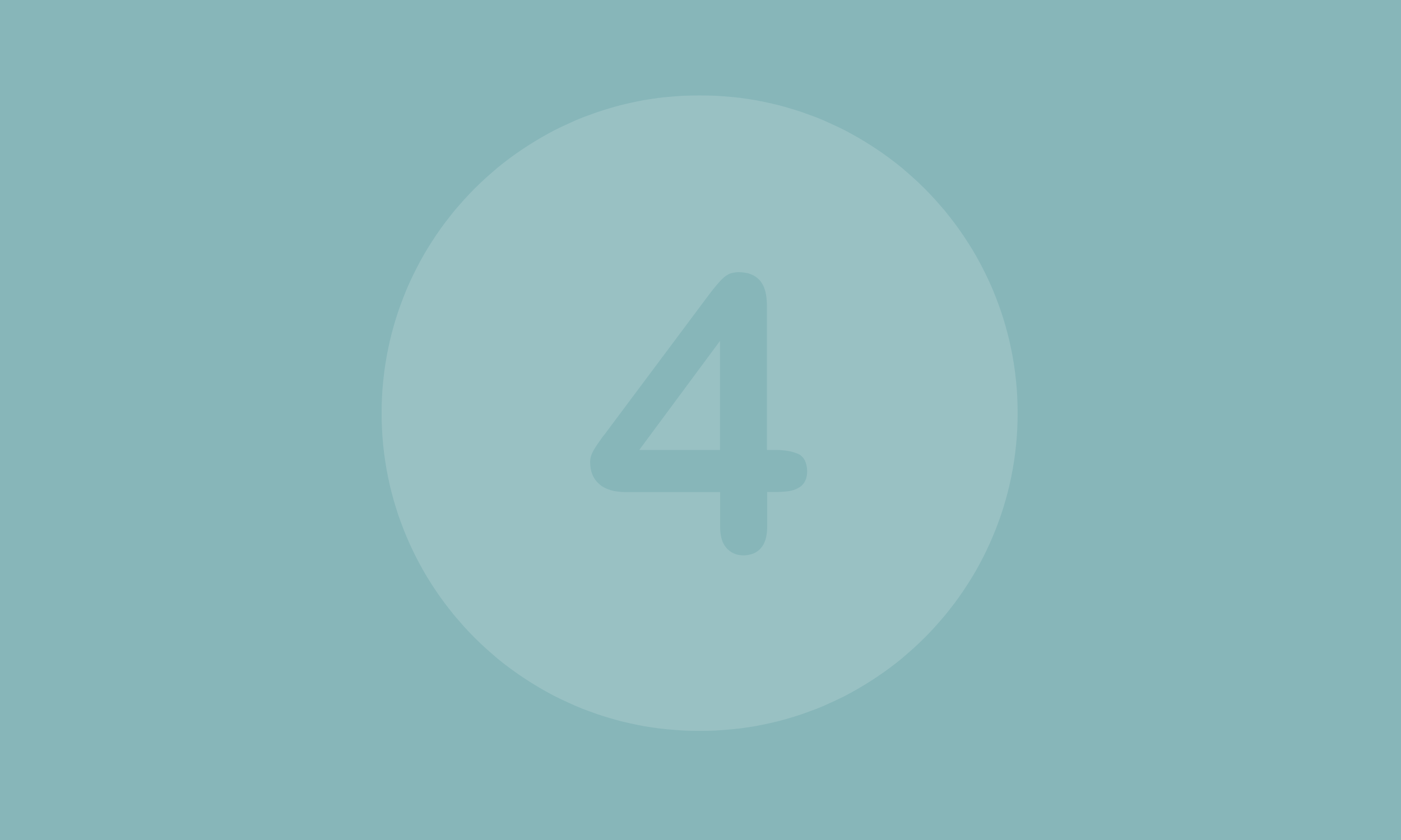 A light teal background with the number 4. 