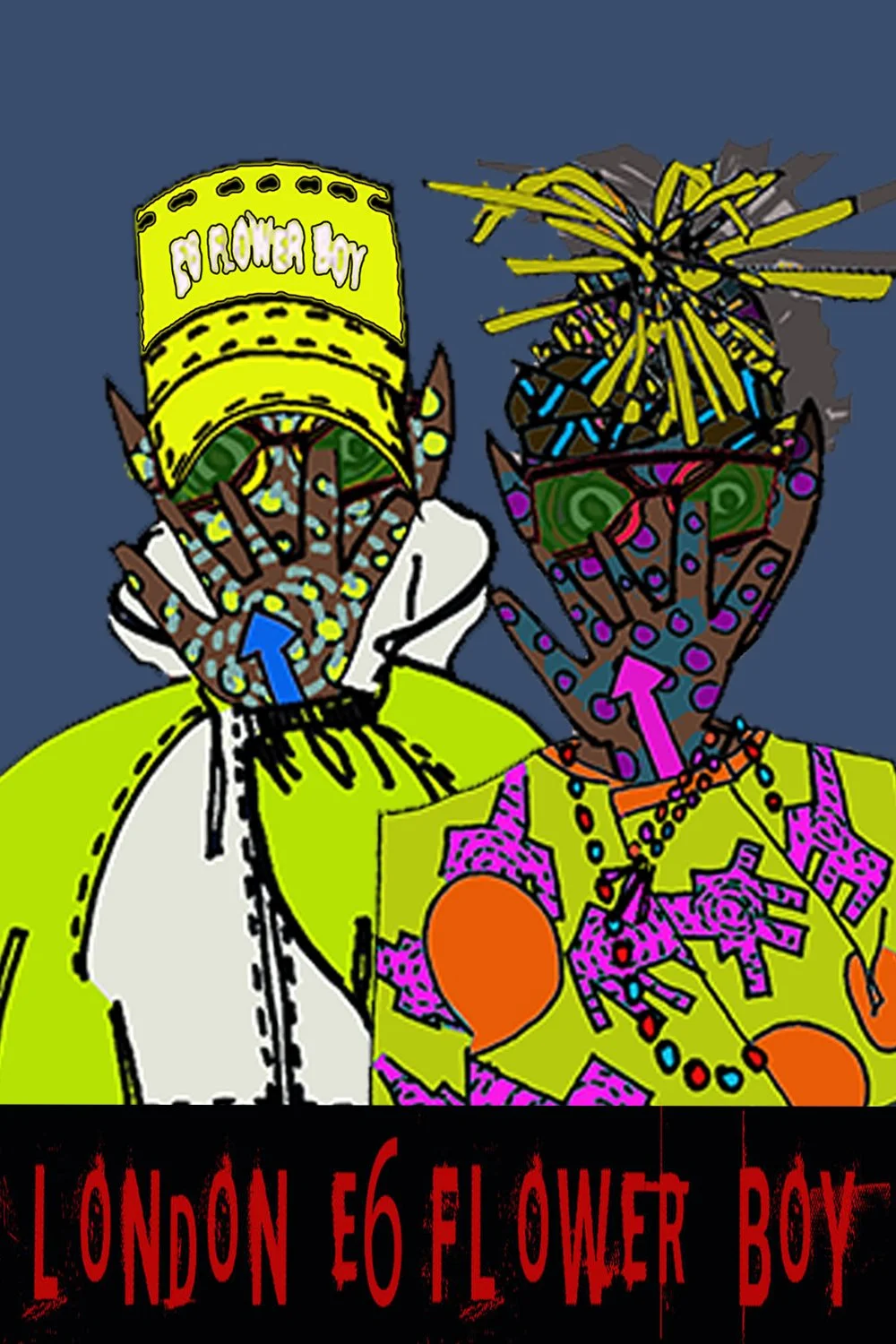 East London inspired character artwork exploring the friendships, personalities and visual identities of the Flower Boys..jpg