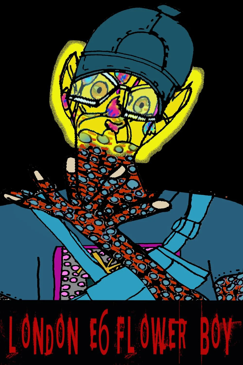 London E6 Flower Boys art print featuring an original character created as part of this evolving contemporary urban art series..jpg
