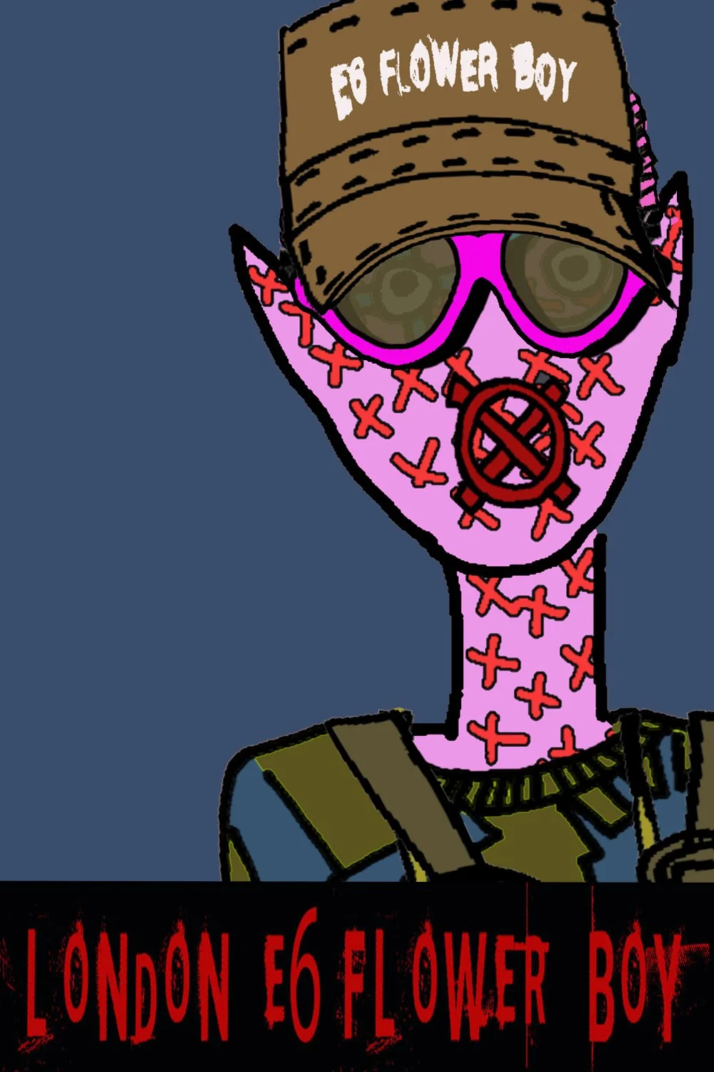 London E6 Flower Boys Drop 4 artwork, featuring one of the fictional characters from this limited contemporary art series..jpg