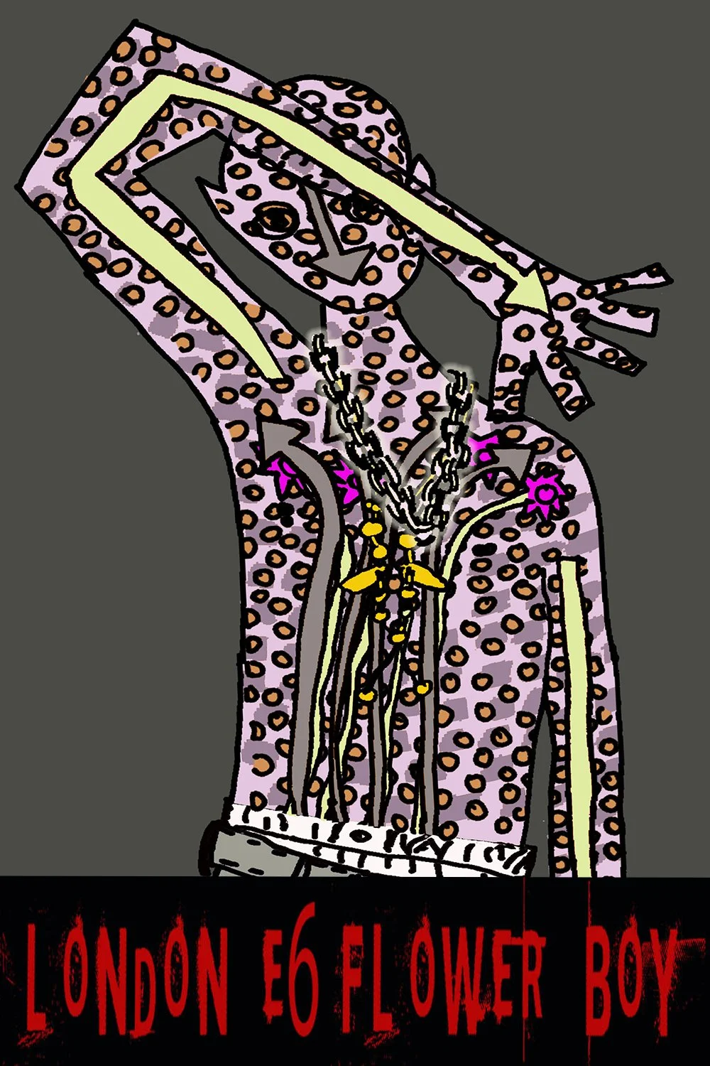London E6 Flower Boys portfolio artwork showing the colourful characters and visual language of this contemporary East London art project..jpg