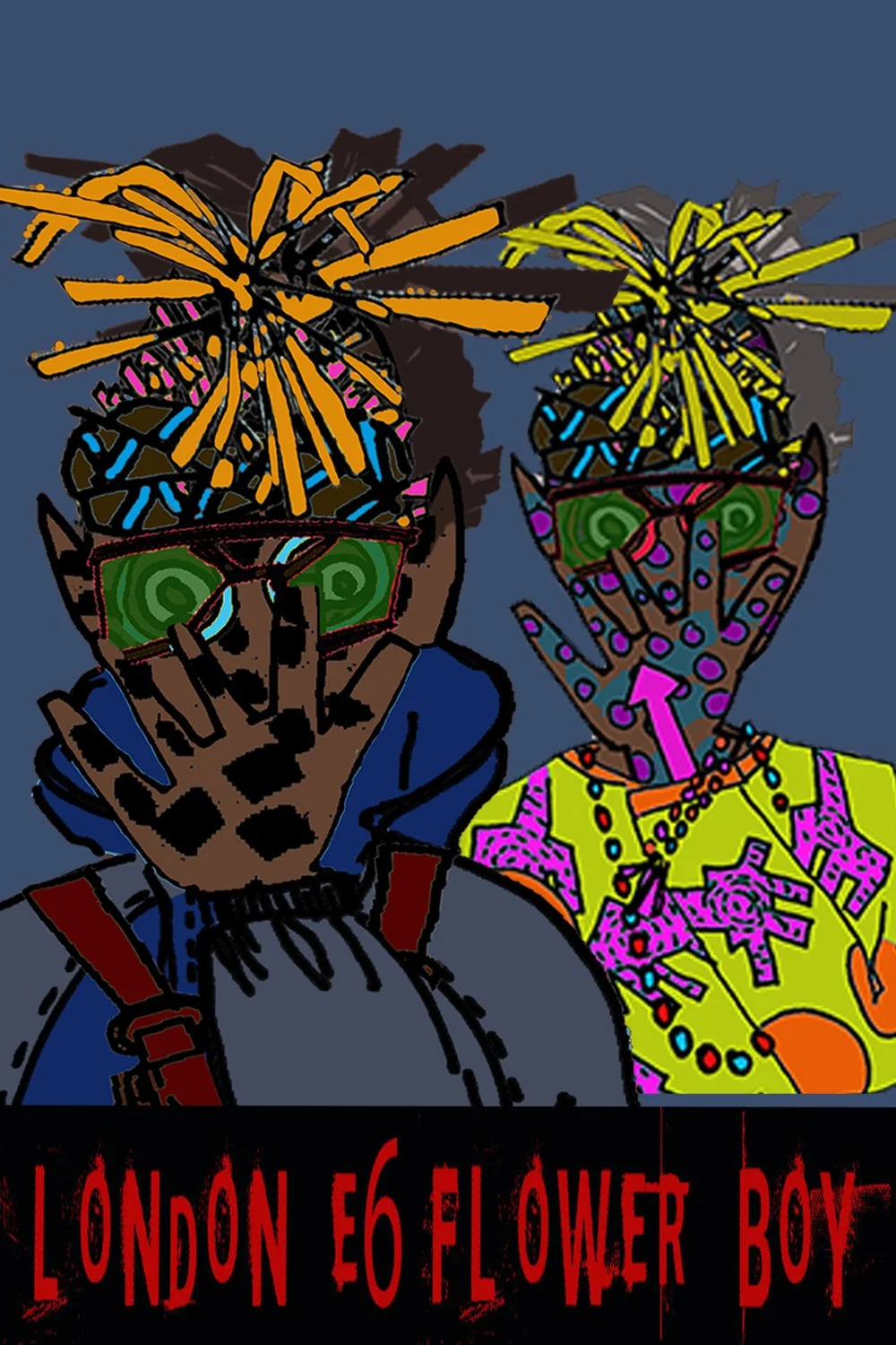 Flower Boys urban artwork created in London E6, combining contemporary illustration with the attitude and energy of street culture..jpg